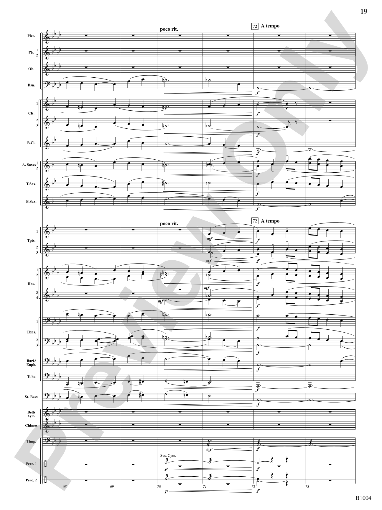 Sanctuary: Concert Band Conductor Score & Parts