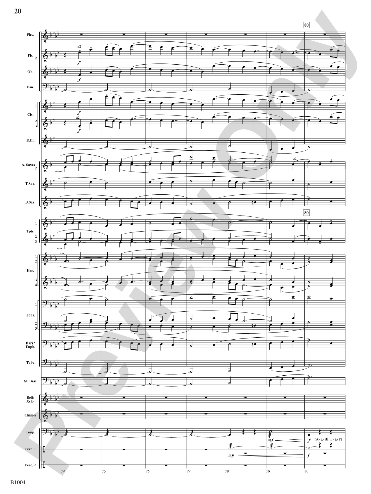 Sanctuary: Concert Band Conductor Score & Parts