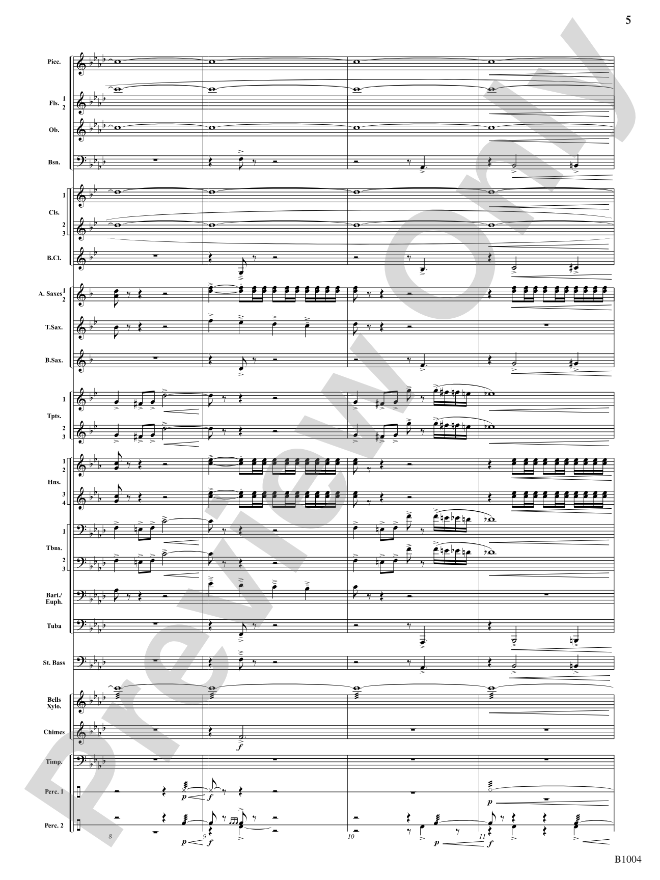 Sanctuary: Concert Band Conductor Score & Parts