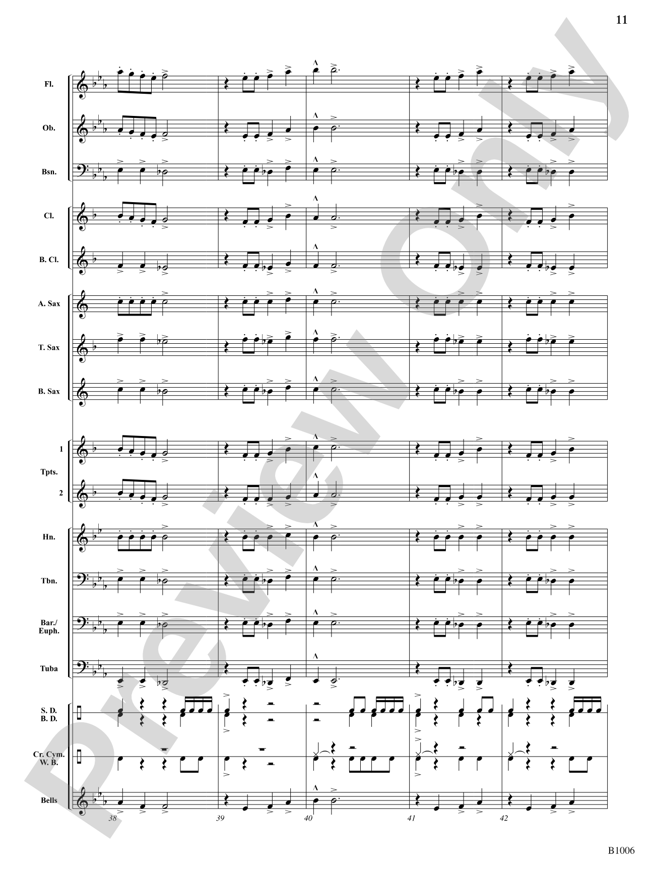 Proclamation: Concert Band Conductor Score & Parts