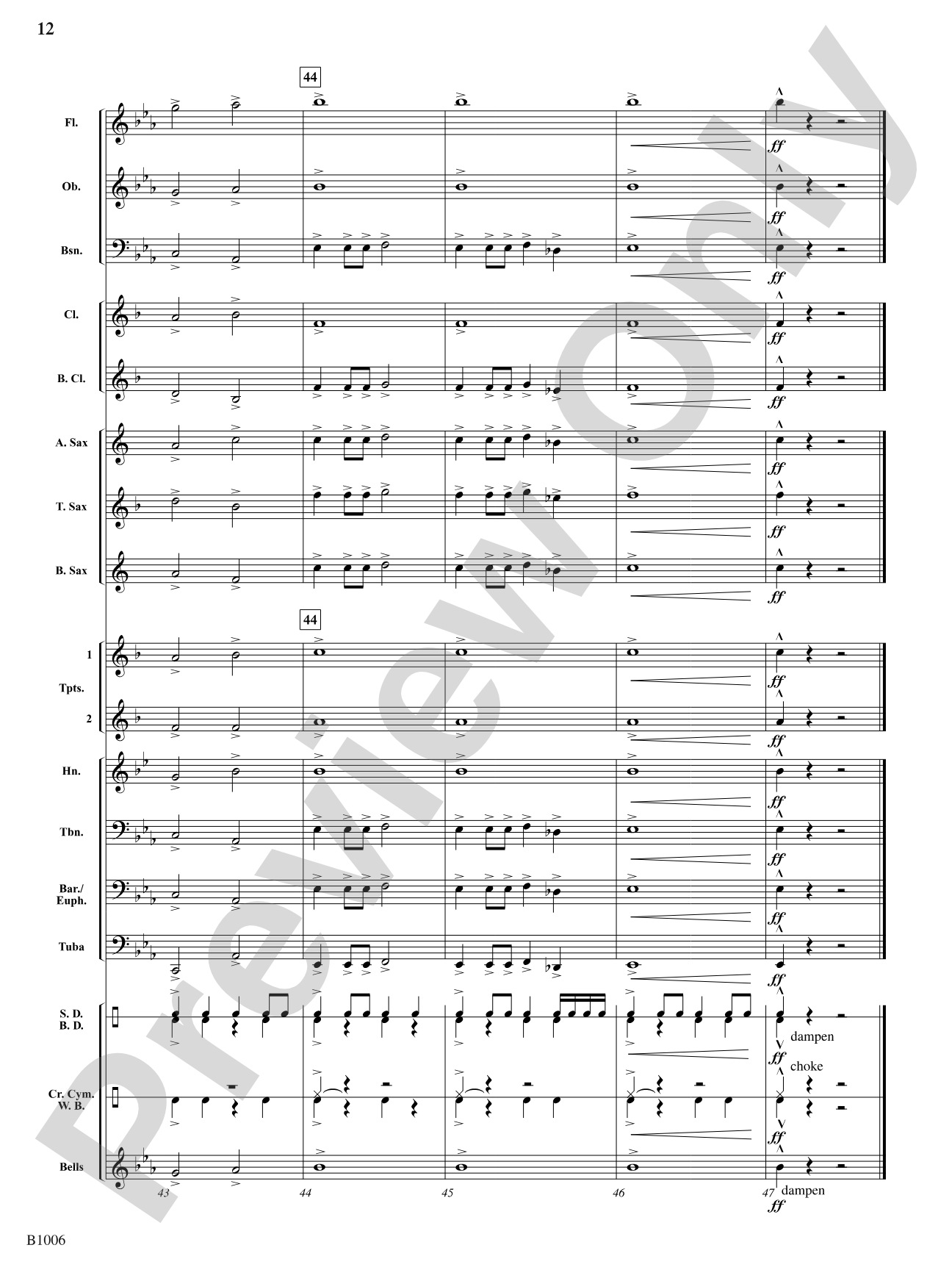 Proclamation: Concert Band Conductor Score & Parts