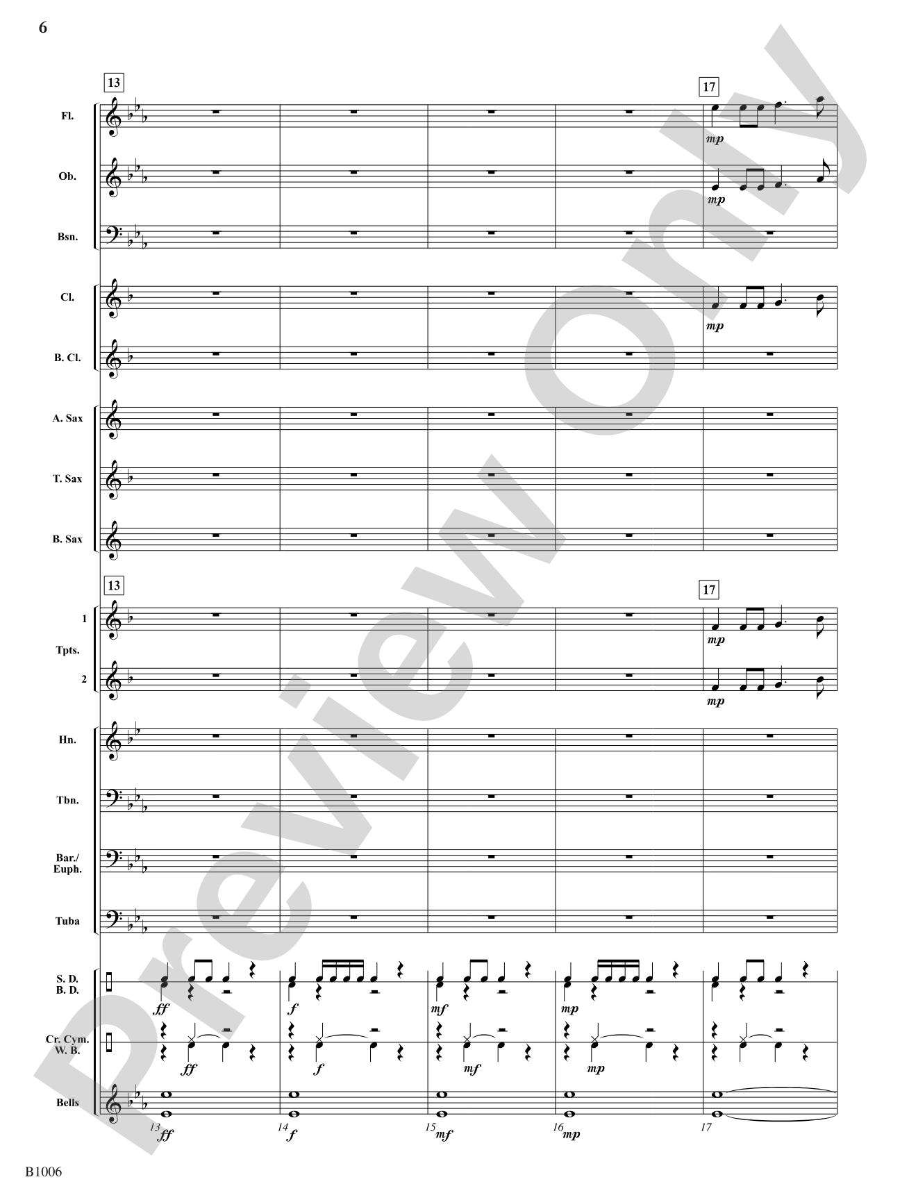 Proclamation: Concert Band Conductor Score & Parts