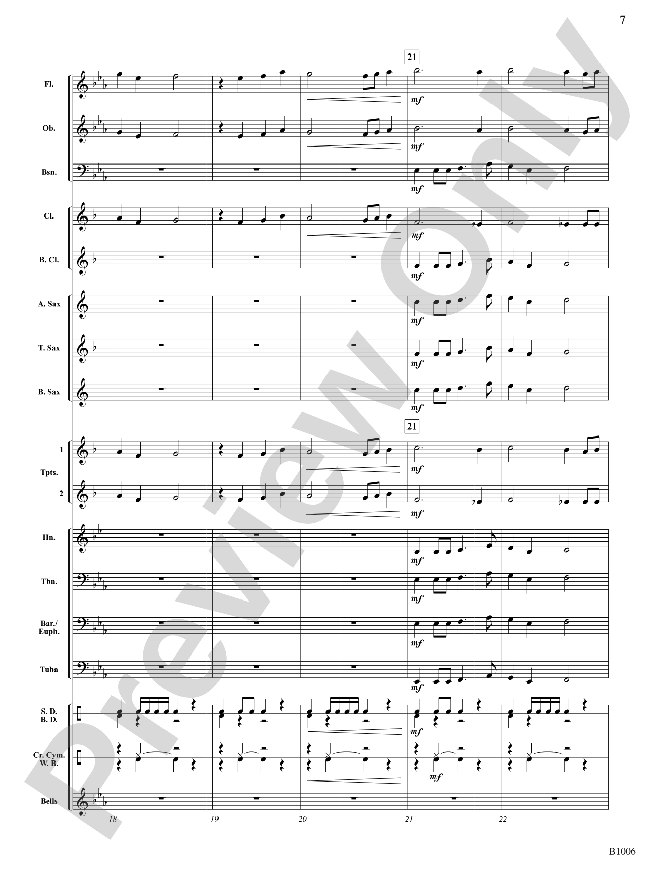 Proclamation: Concert Band Conductor Score & Parts