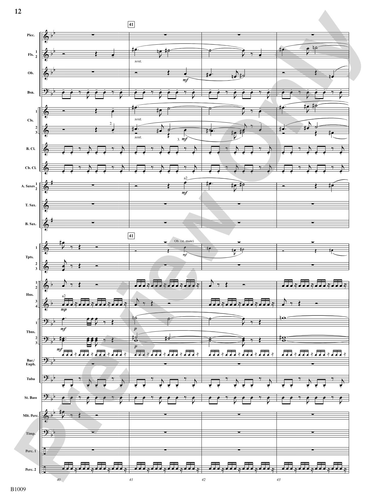 In Glory Triumphant: Concert Band Conductor Score & Parts