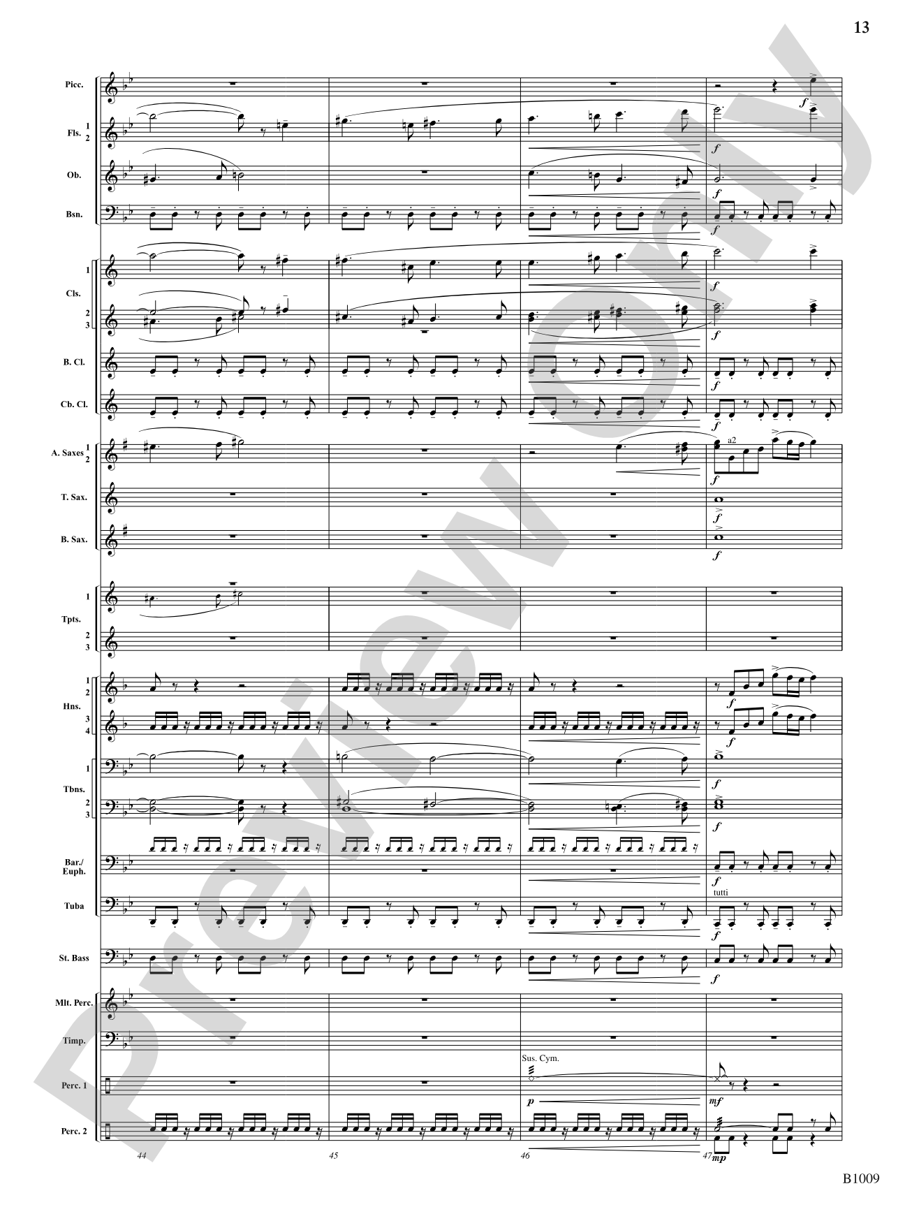 In Glory Triumphant: Concert Band Conductor Score & Parts
