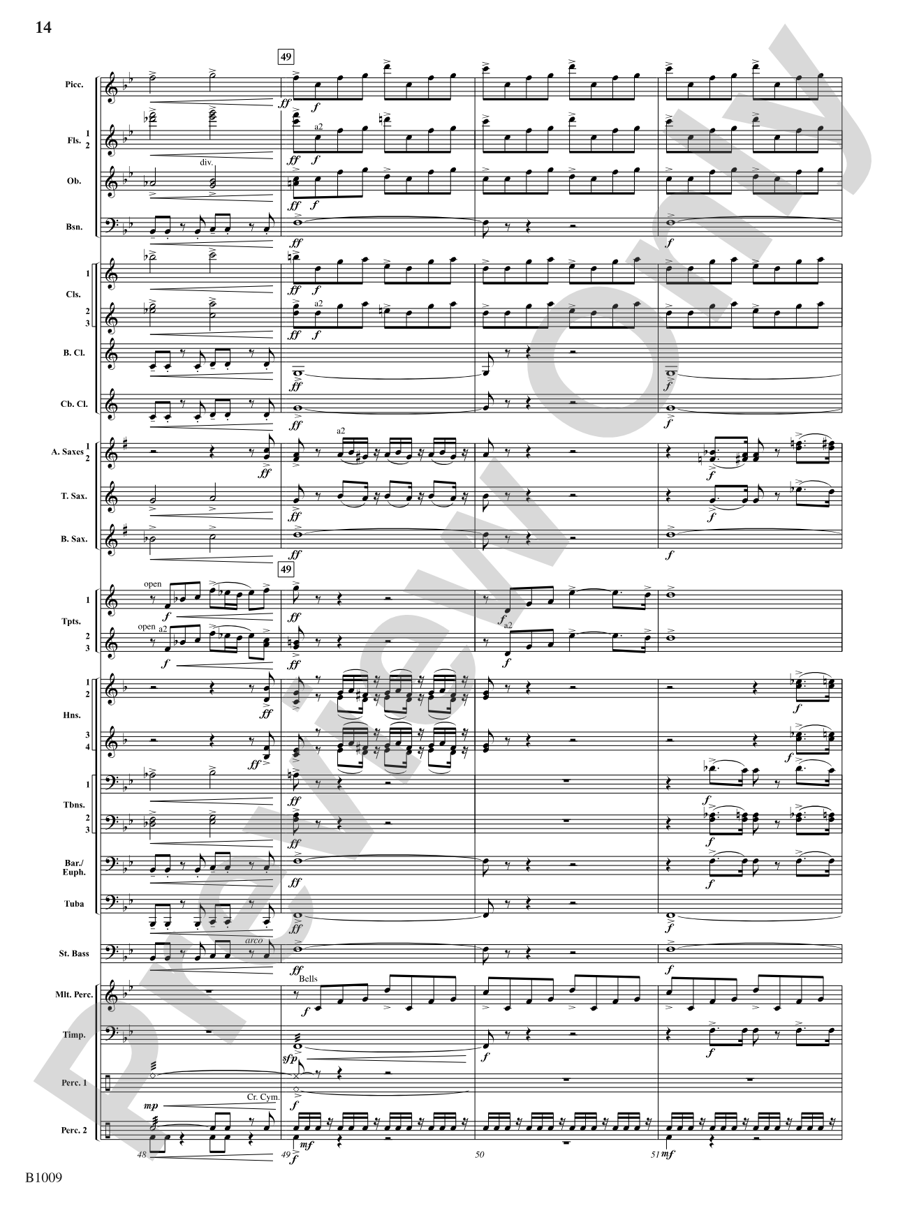 In Glory Triumphant: Concert Band Conductor Score & Parts