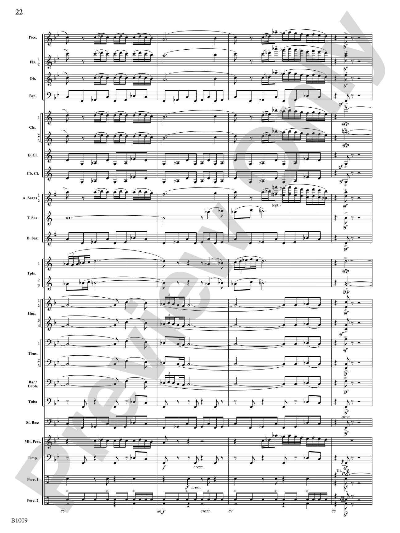 In Glory Triumphant: Concert Band Conductor Score & Parts