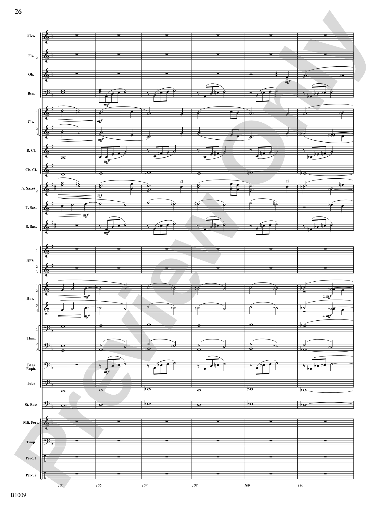 In Glory Triumphant: Concert Band Conductor Score & Parts