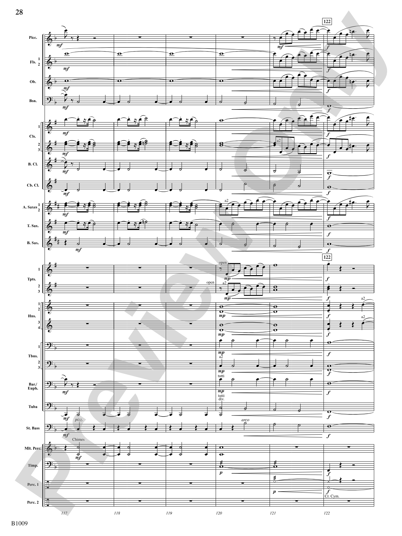 In Glory Triumphant: Concert Band Conductor Score & Parts