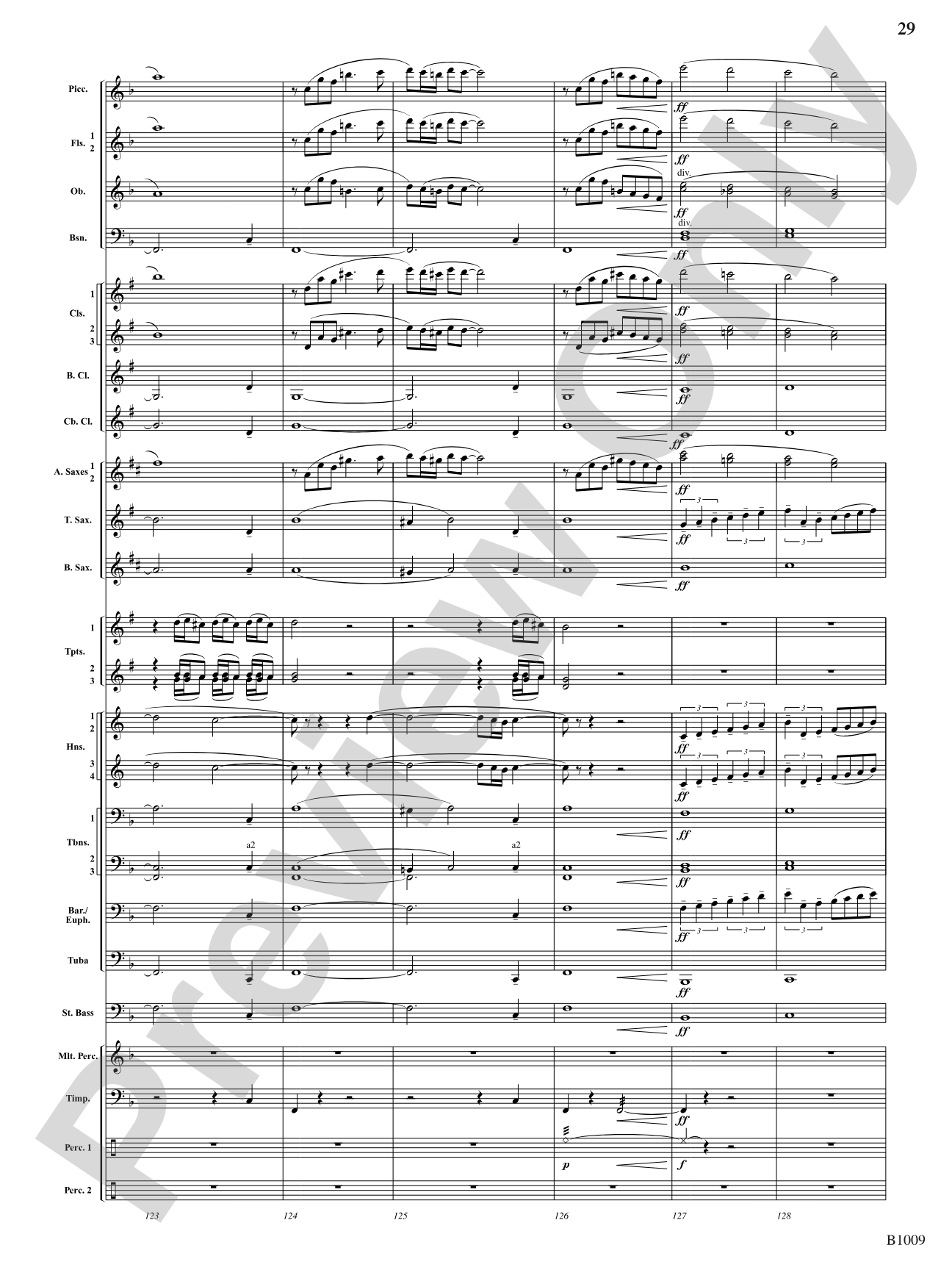 In Glory Triumphant: Concert Band Conductor Score & Parts