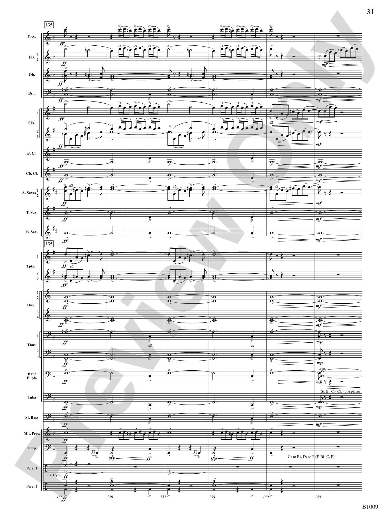 In Glory Triumphant: Concert Band Conductor Score & Parts