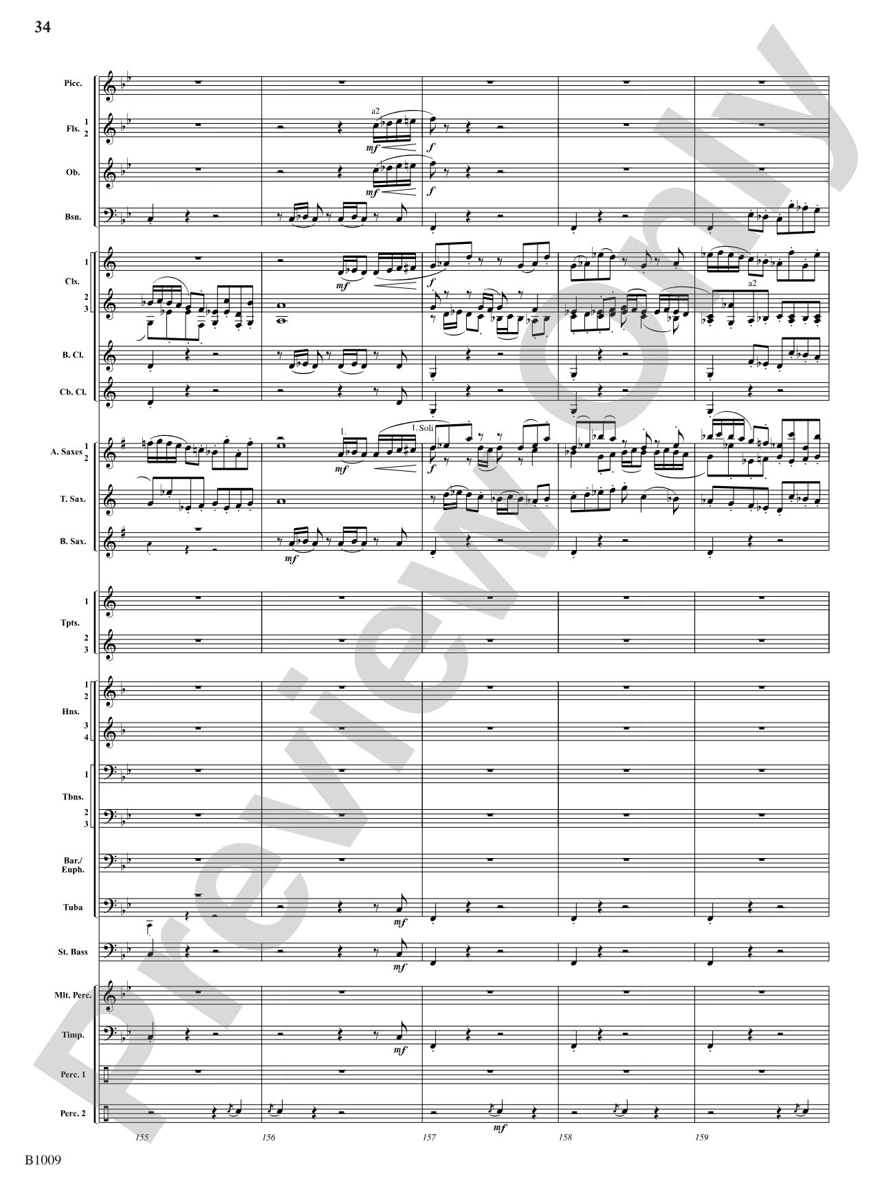 In Glory Triumphant: Concert Band Conductor Score & Parts