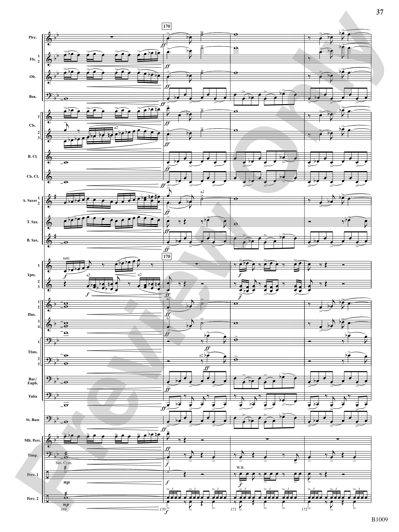 In Glory Triumphant: Concert Band Conductor Score & Parts