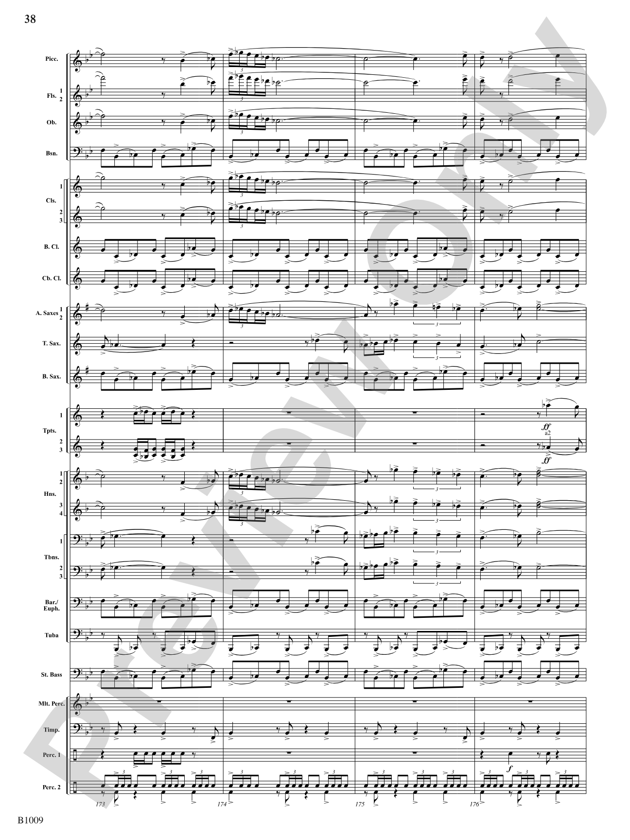 In Glory Triumphant: Concert Band Conductor Score & Parts