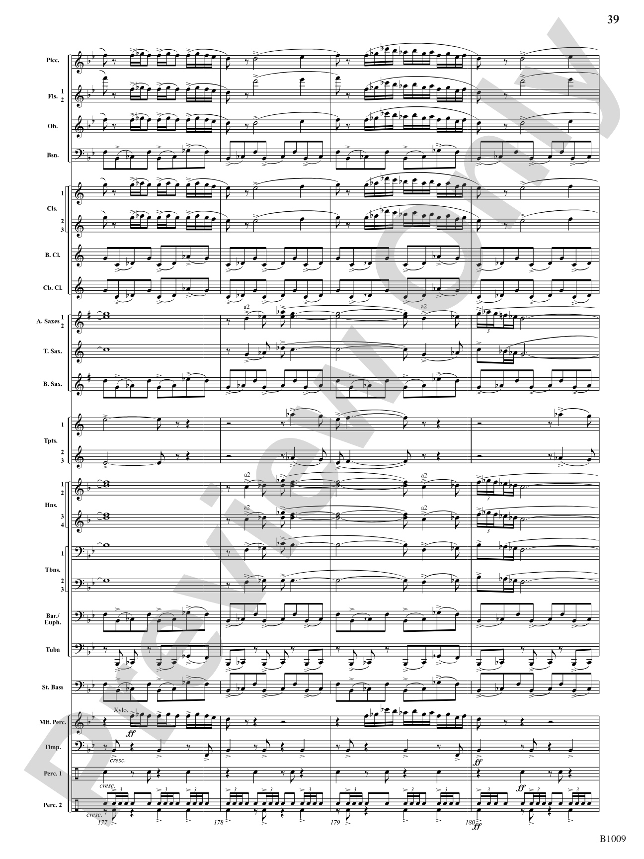 In Glory Triumphant: Concert Band Conductor Score & Parts