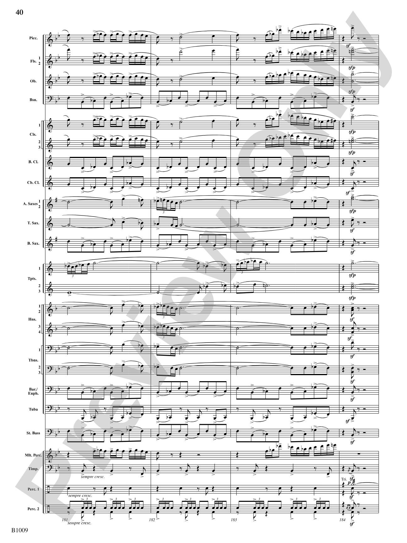 In Glory Triumphant: Concert Band Conductor Score & Parts