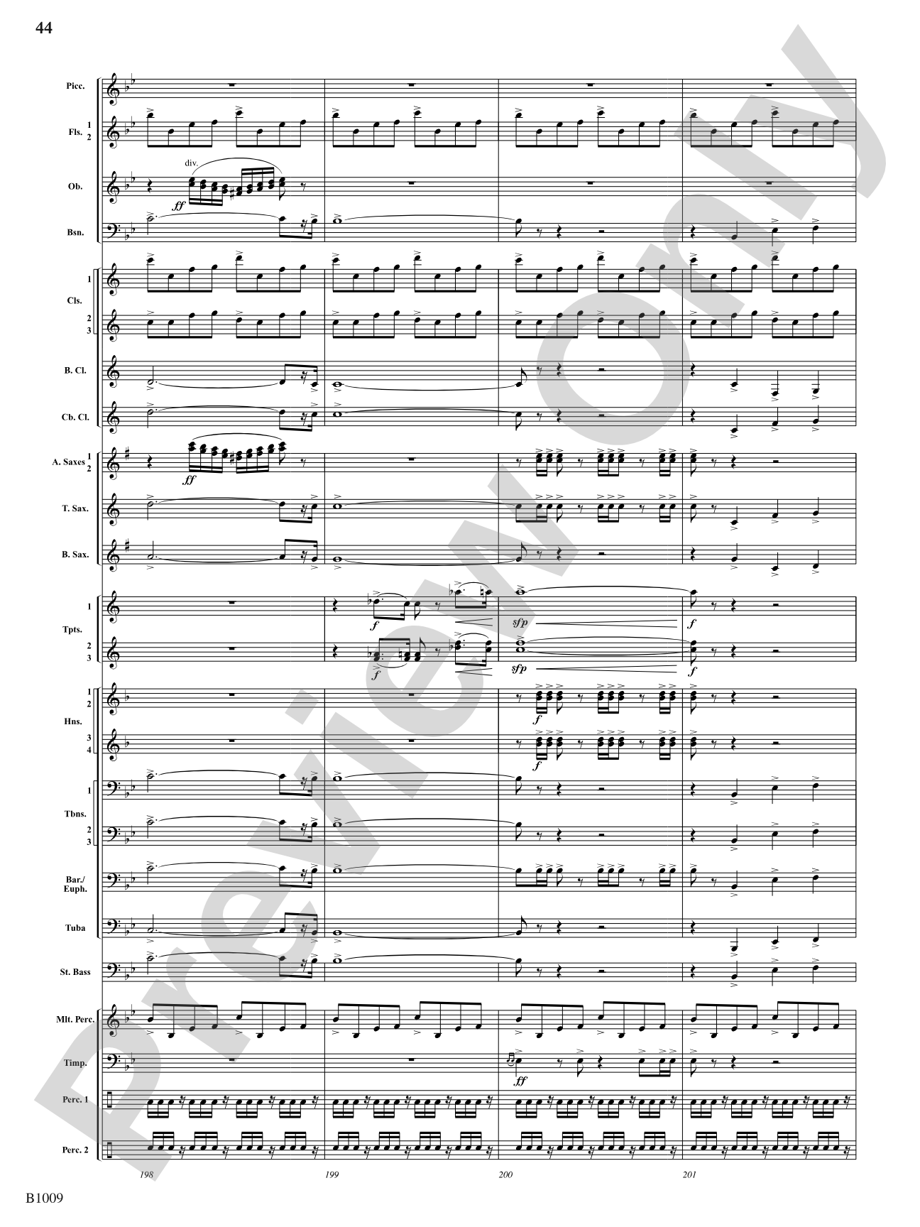 In Glory Triumphant: Concert Band Conductor Score & Parts