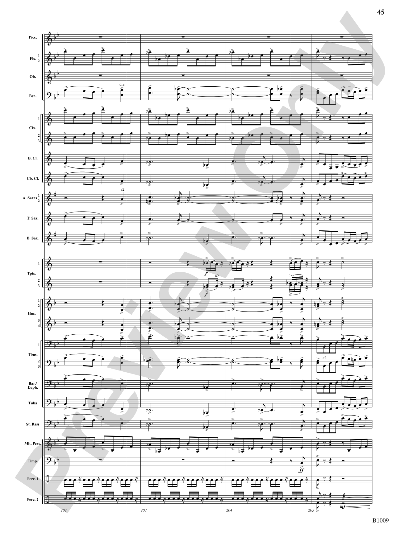 In Glory Triumphant: Concert Band Conductor Score & Parts