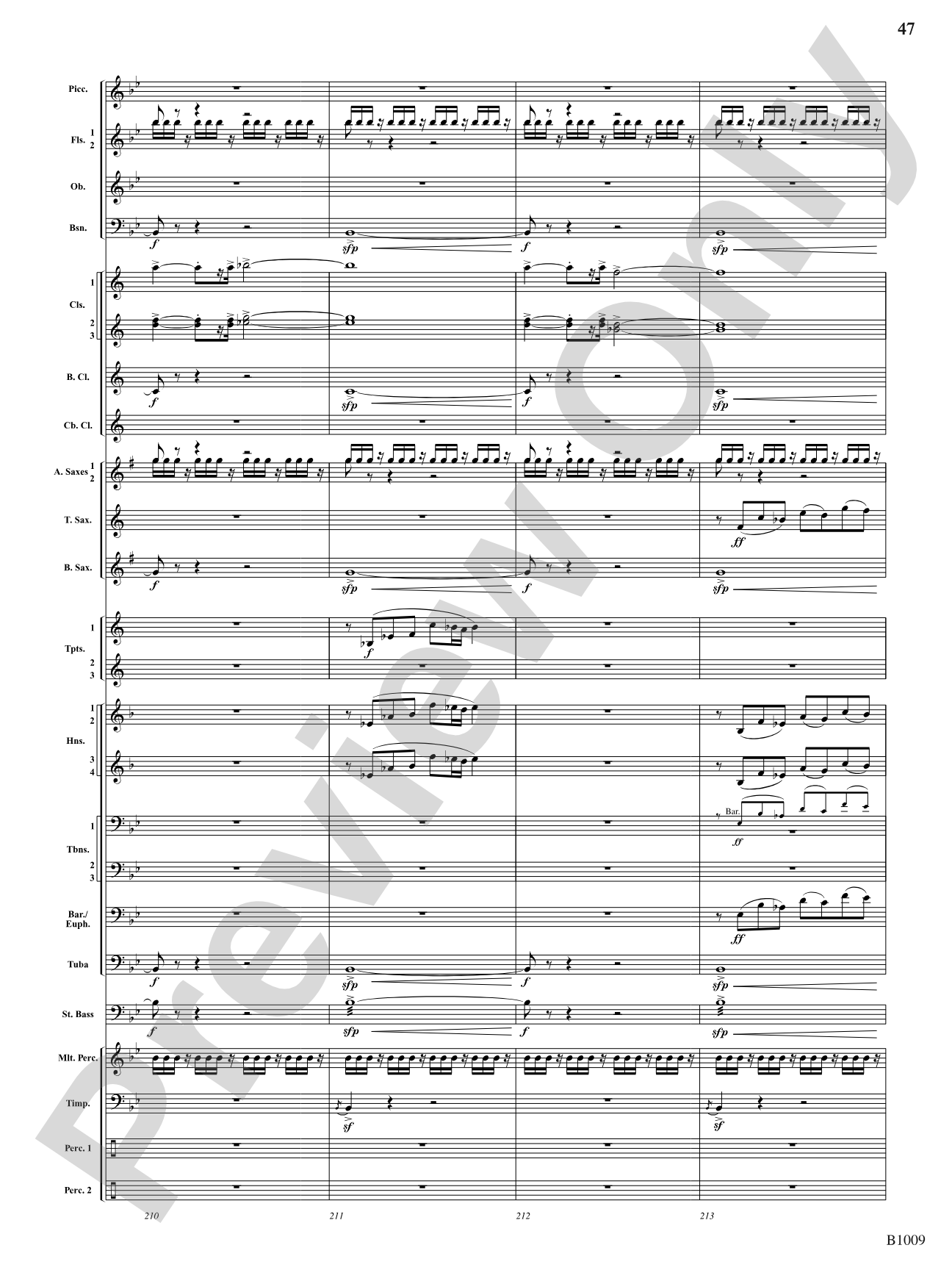 In Glory Triumphant: Concert Band Conductor Score & Parts