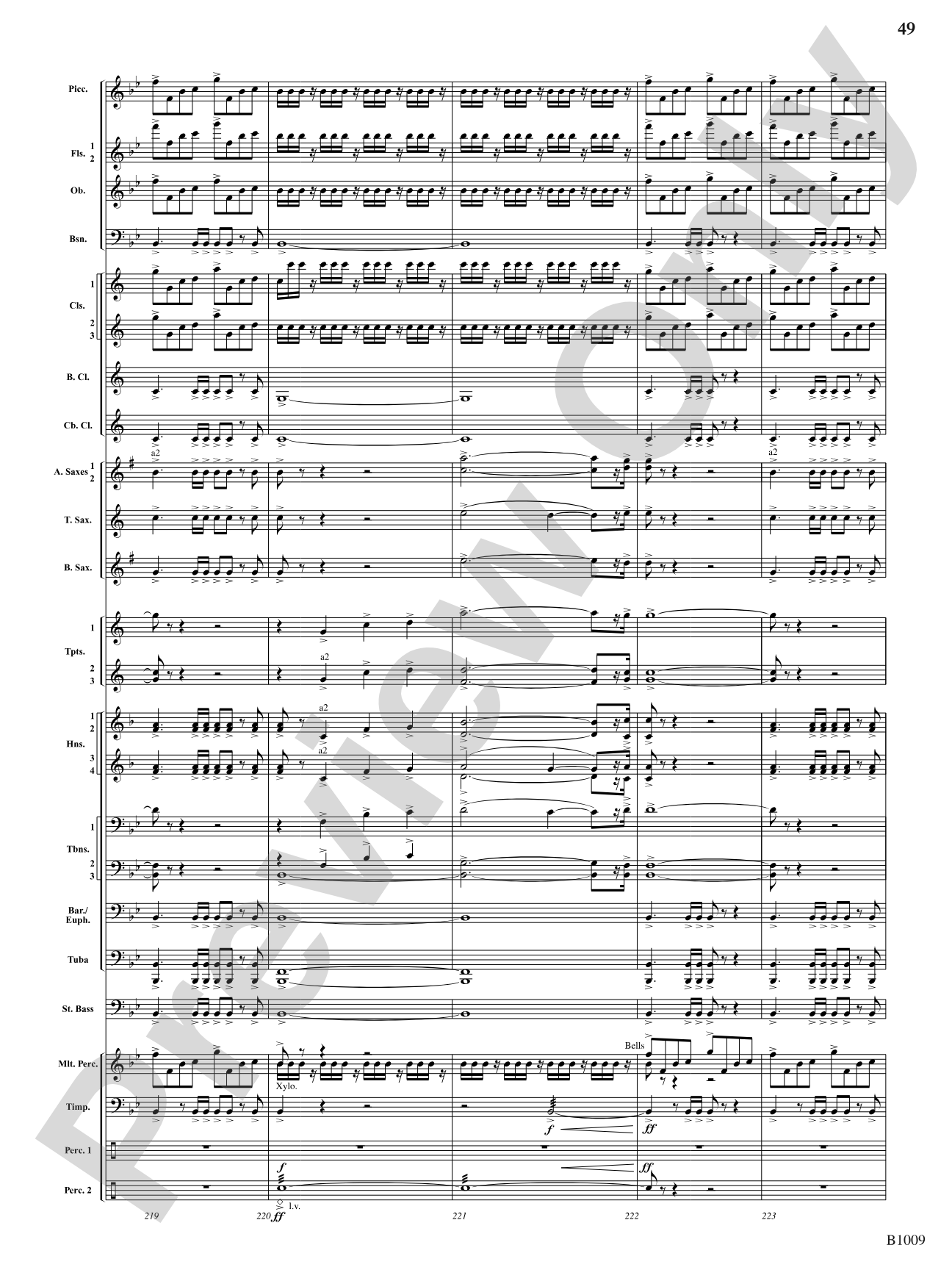 In Glory Triumphant: Concert Band Conductor Score & Parts