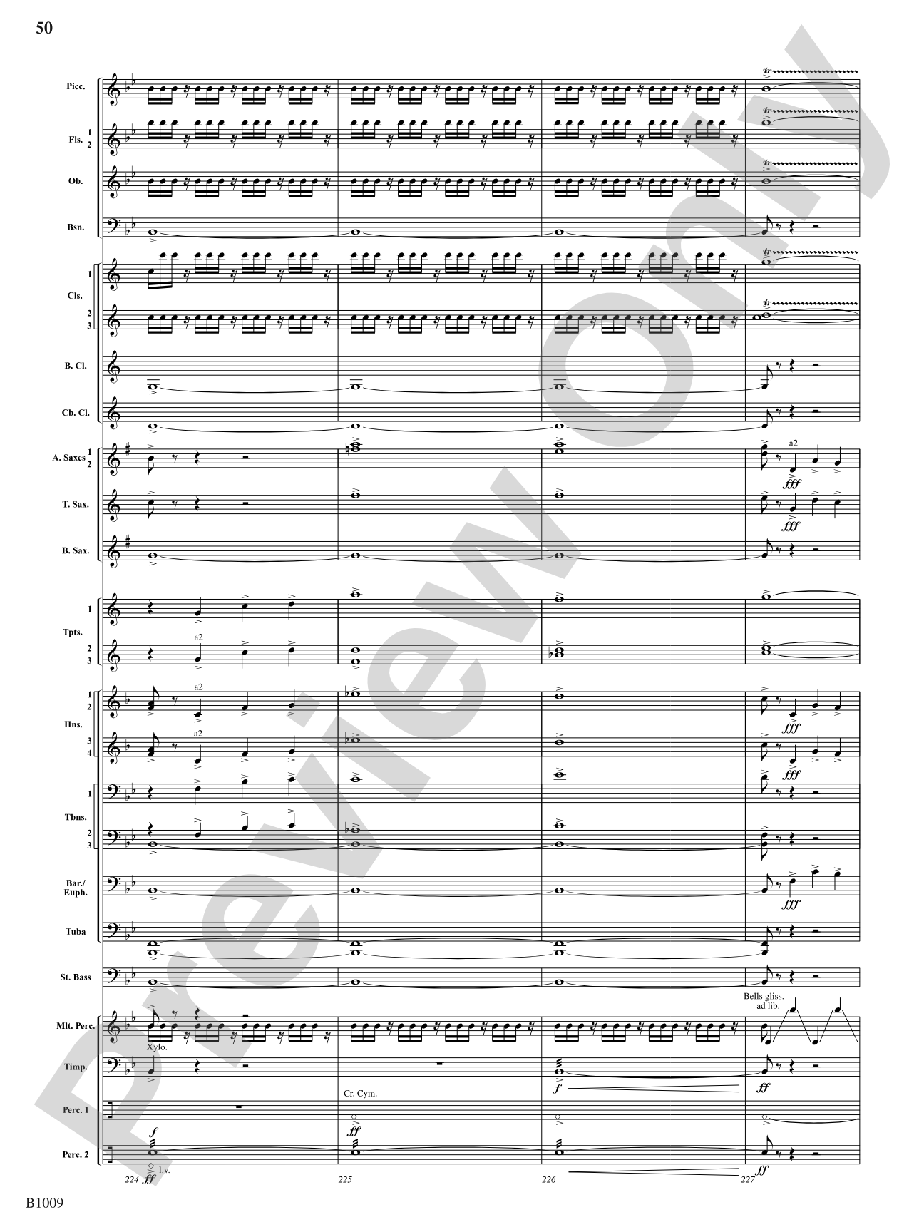 In Glory Triumphant: Concert Band Conductor Score & Parts