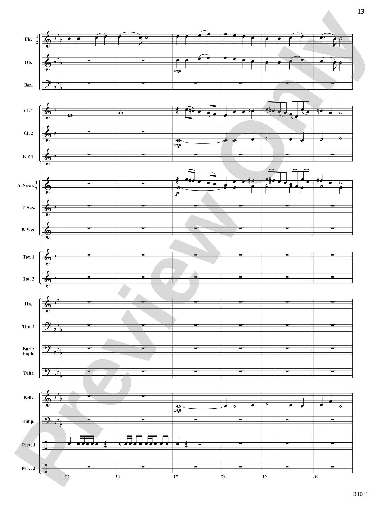 Ode to Joy: Concert Band Conductor Score & Parts