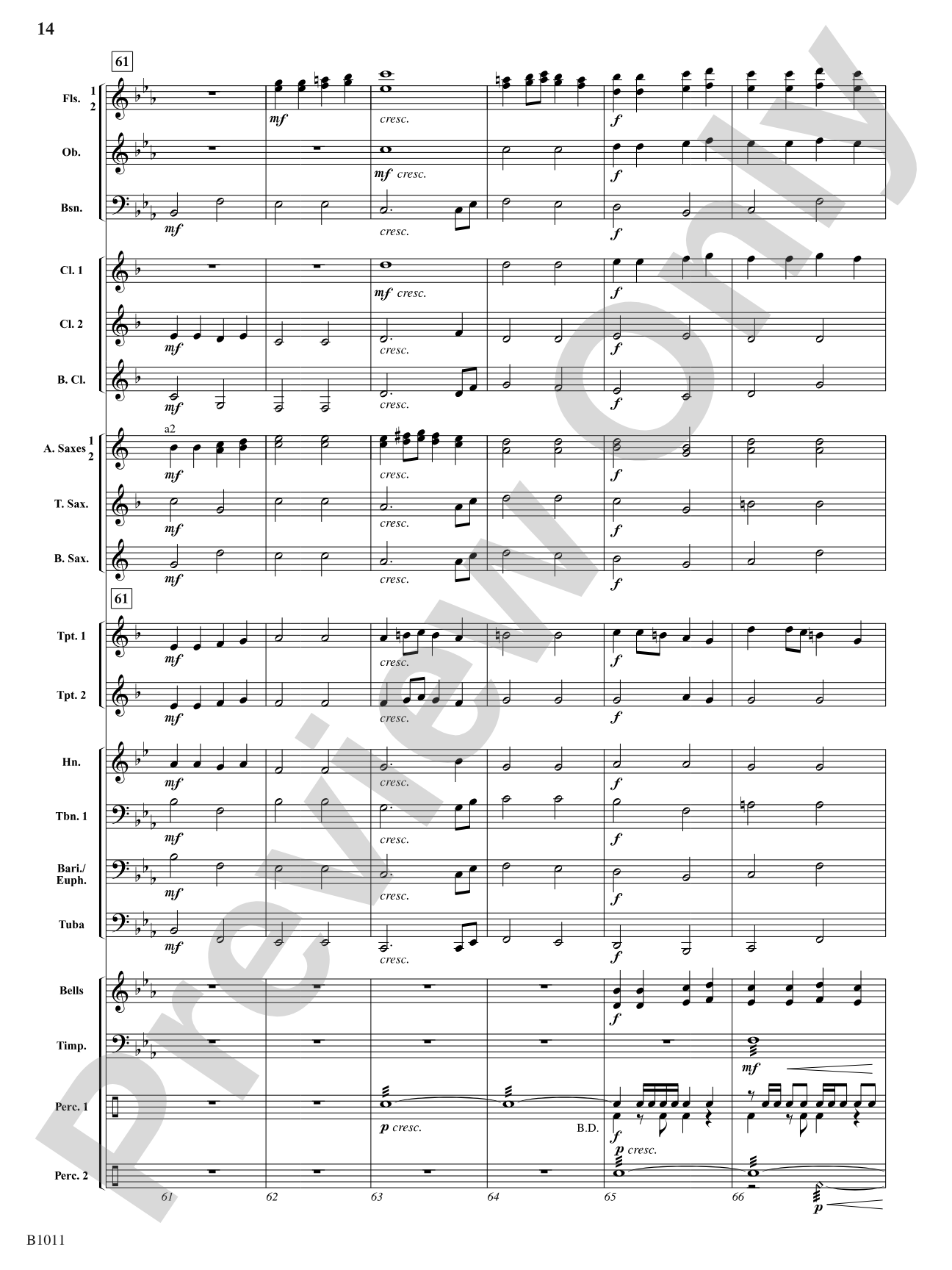 Ode to Joy: Concert Band Conductor Score & Parts