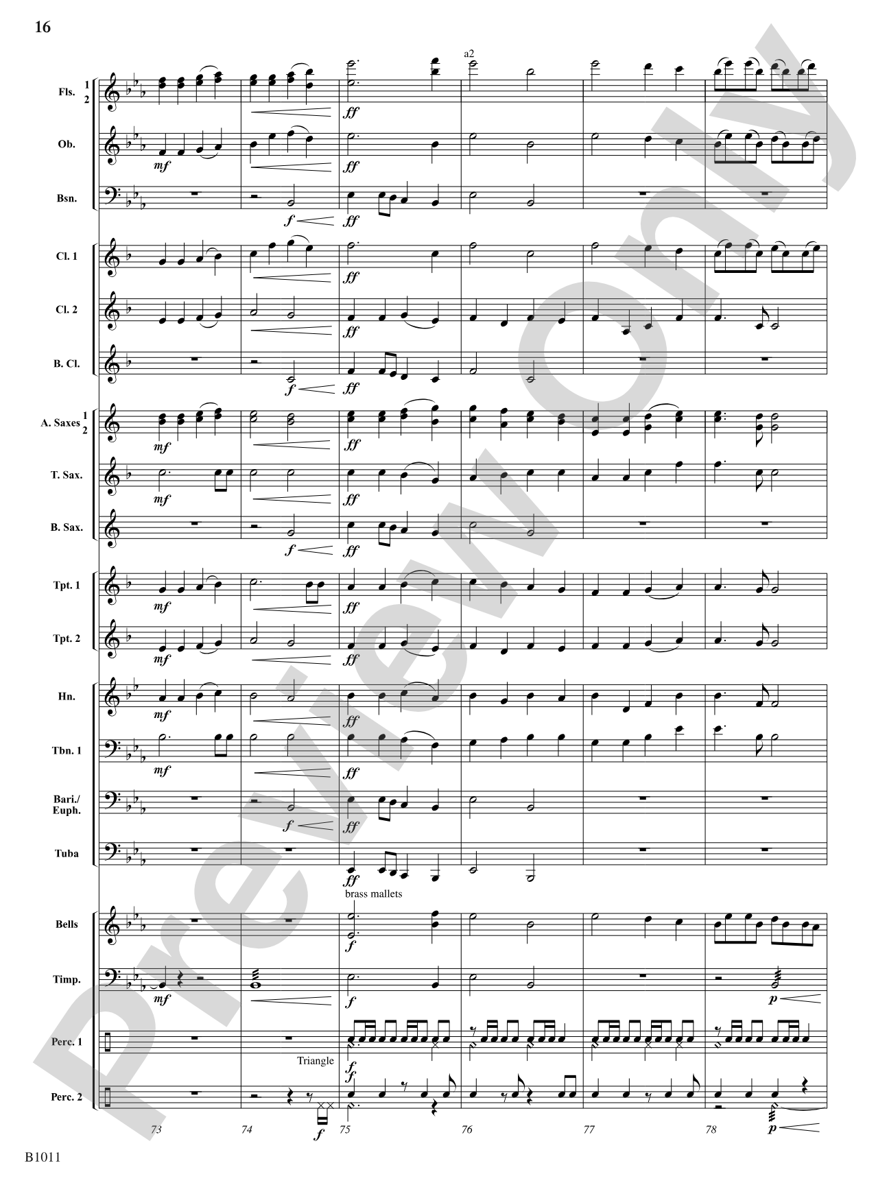 Ode to Joy: Concert Band Conductor Score & Parts
