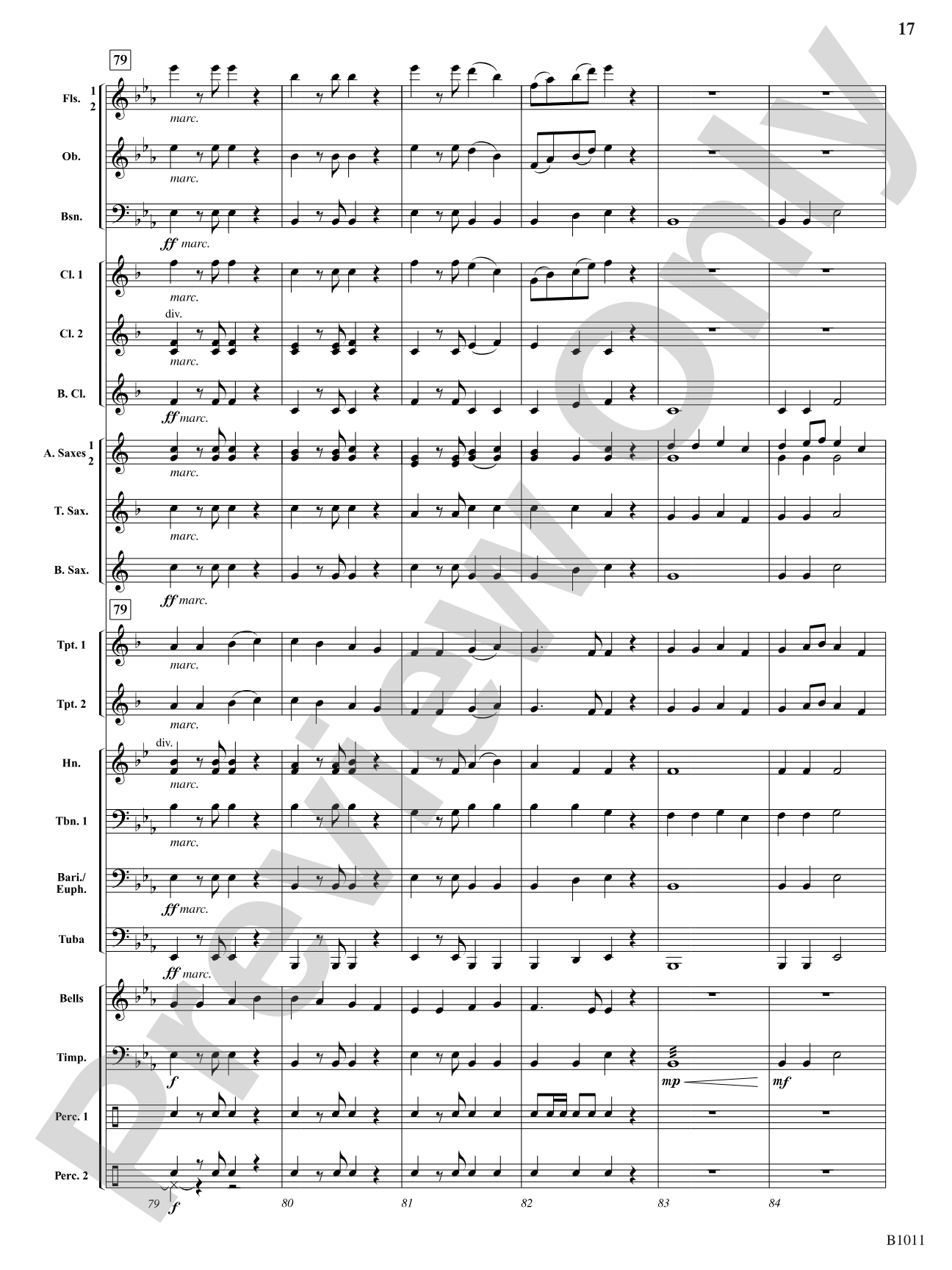 Ode to Joy: Concert Band Conductor Score & Parts