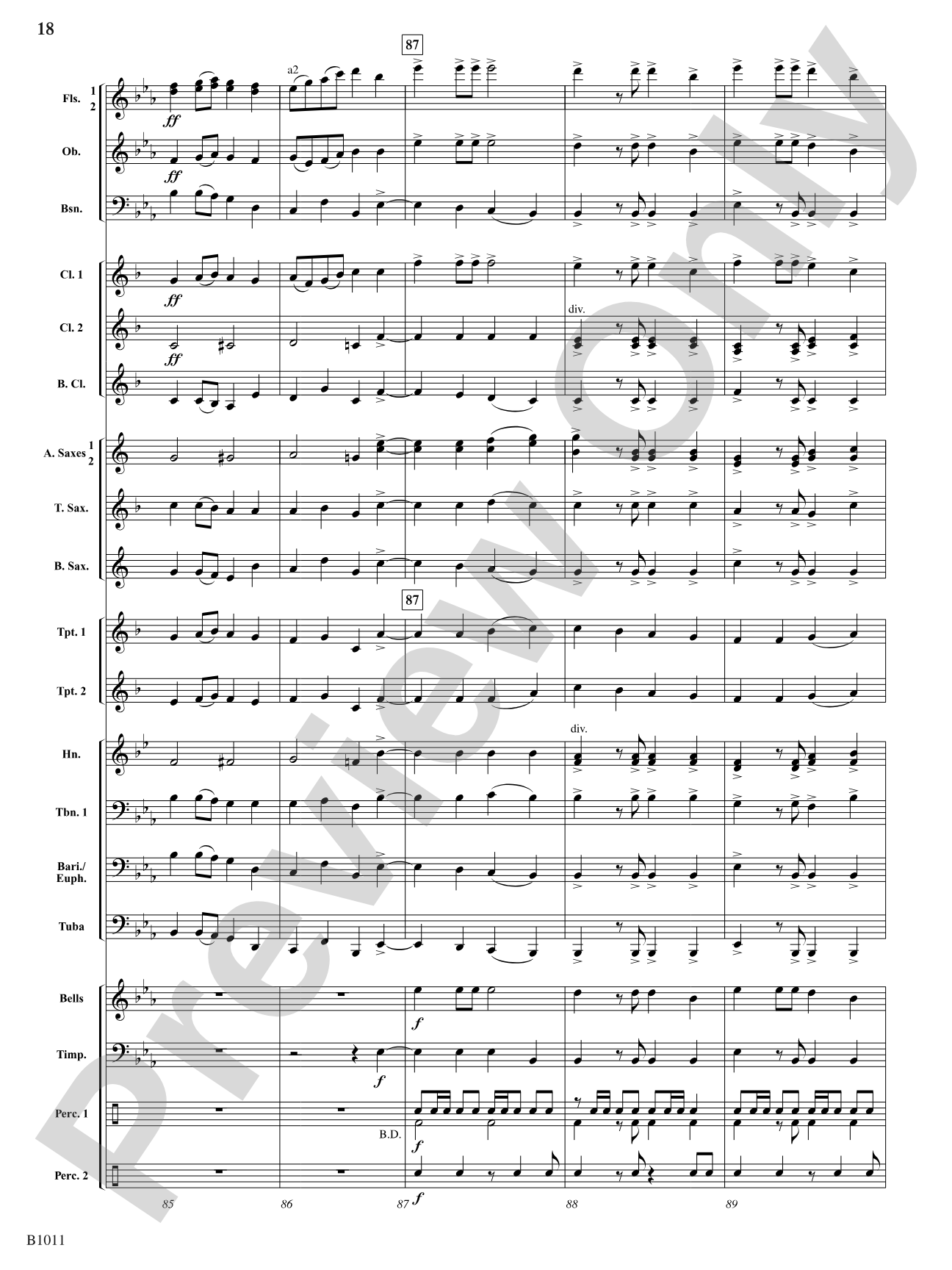 Ode to Joy: Concert Band Conductor Score & Parts