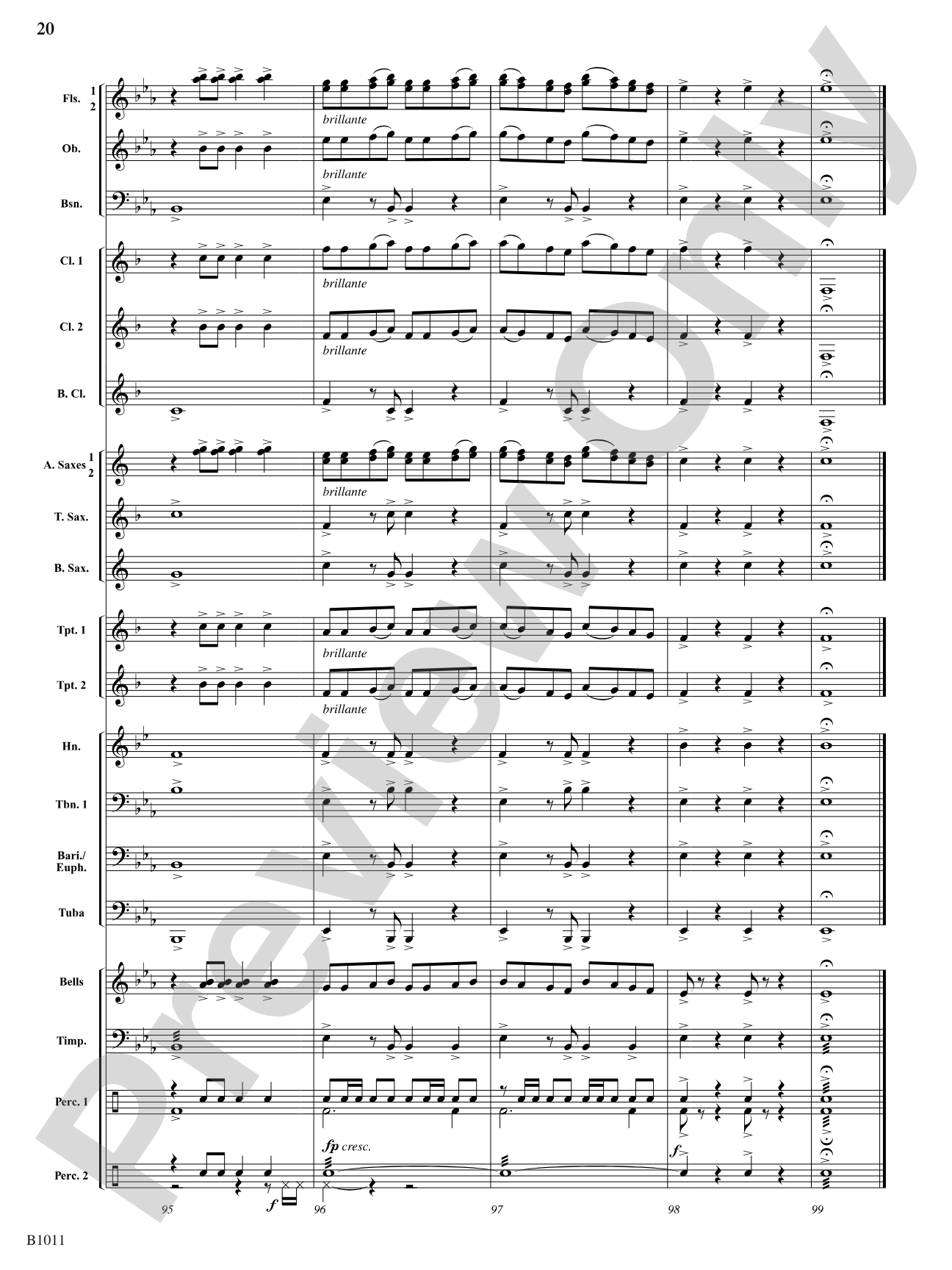 Ode to Joy: Concert Band Conductor Score & Parts
