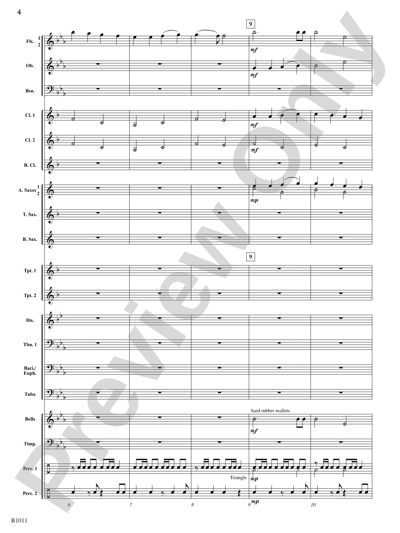Ode to Joy: Concert Band Conductor Score & Parts