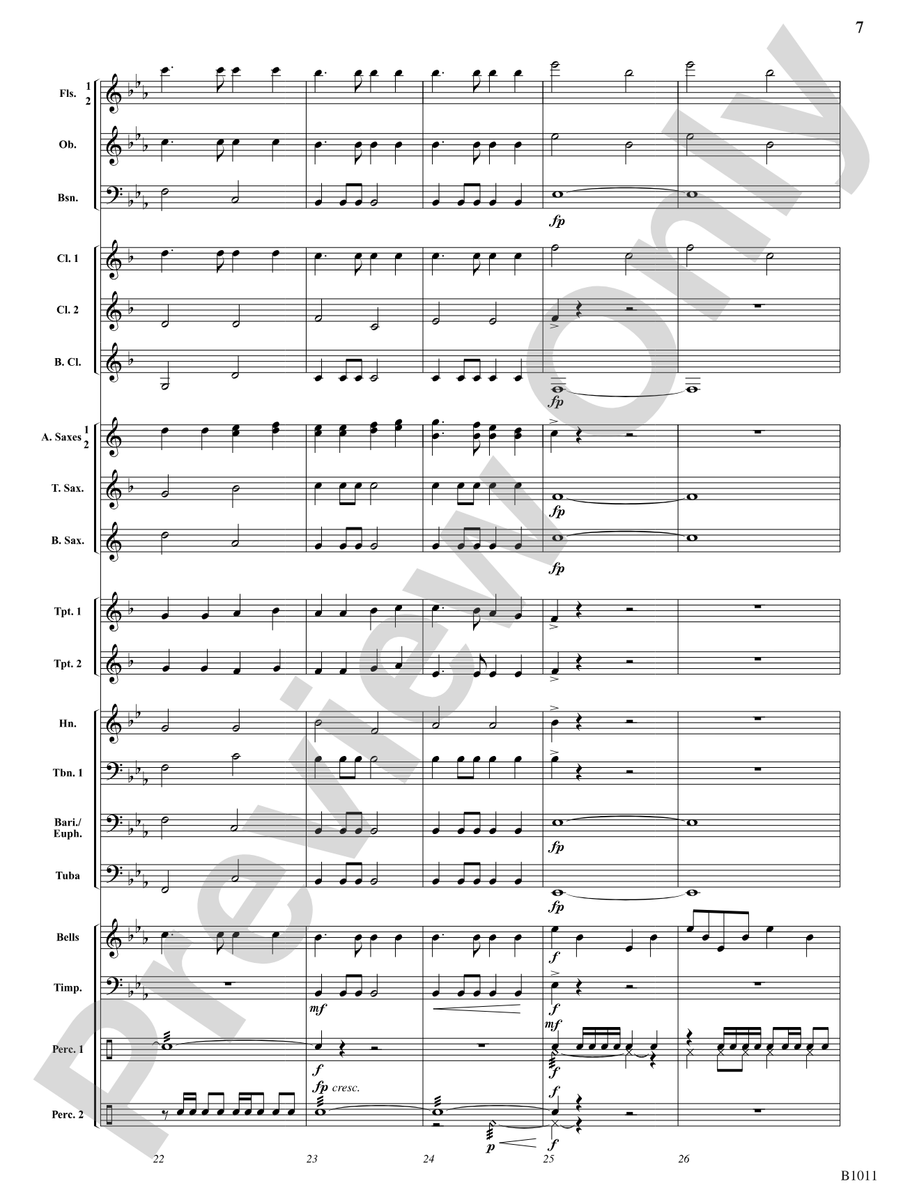 Ode to Joy: Concert Band Conductor Score & Parts