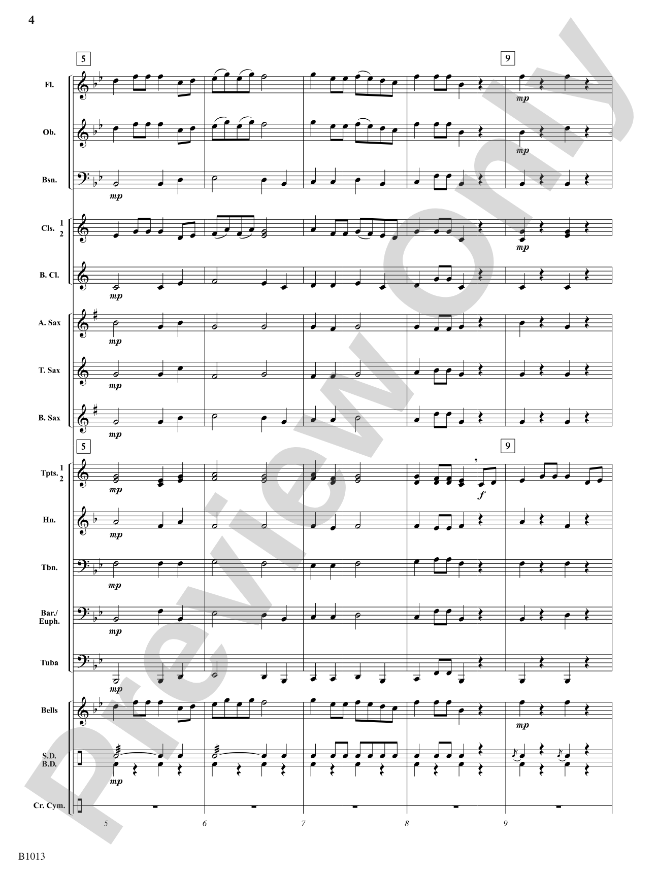 Emerald Bay: Concert Band Conductor Score & Parts