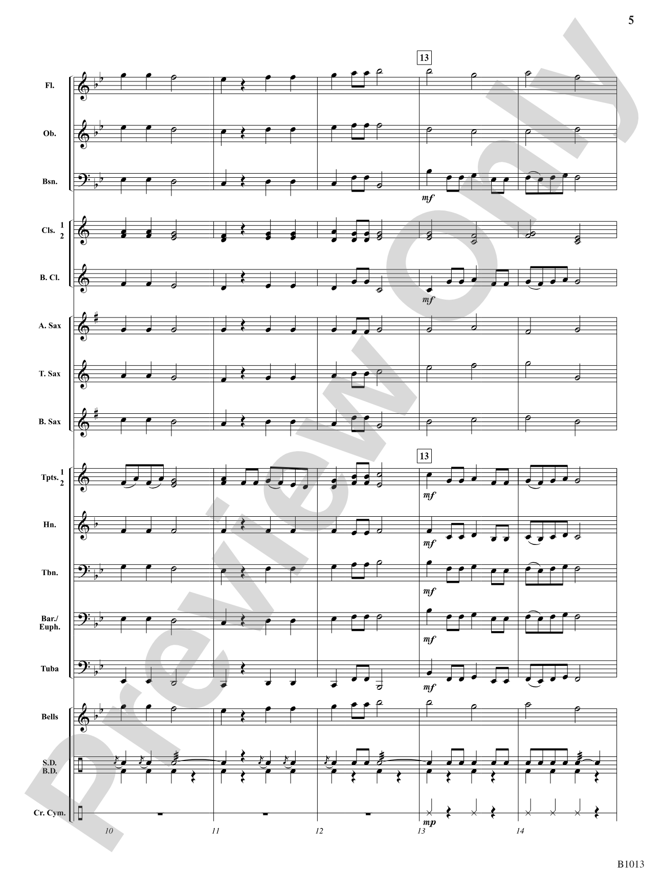 Emerald Bay: Concert Band Conductor Score & Parts