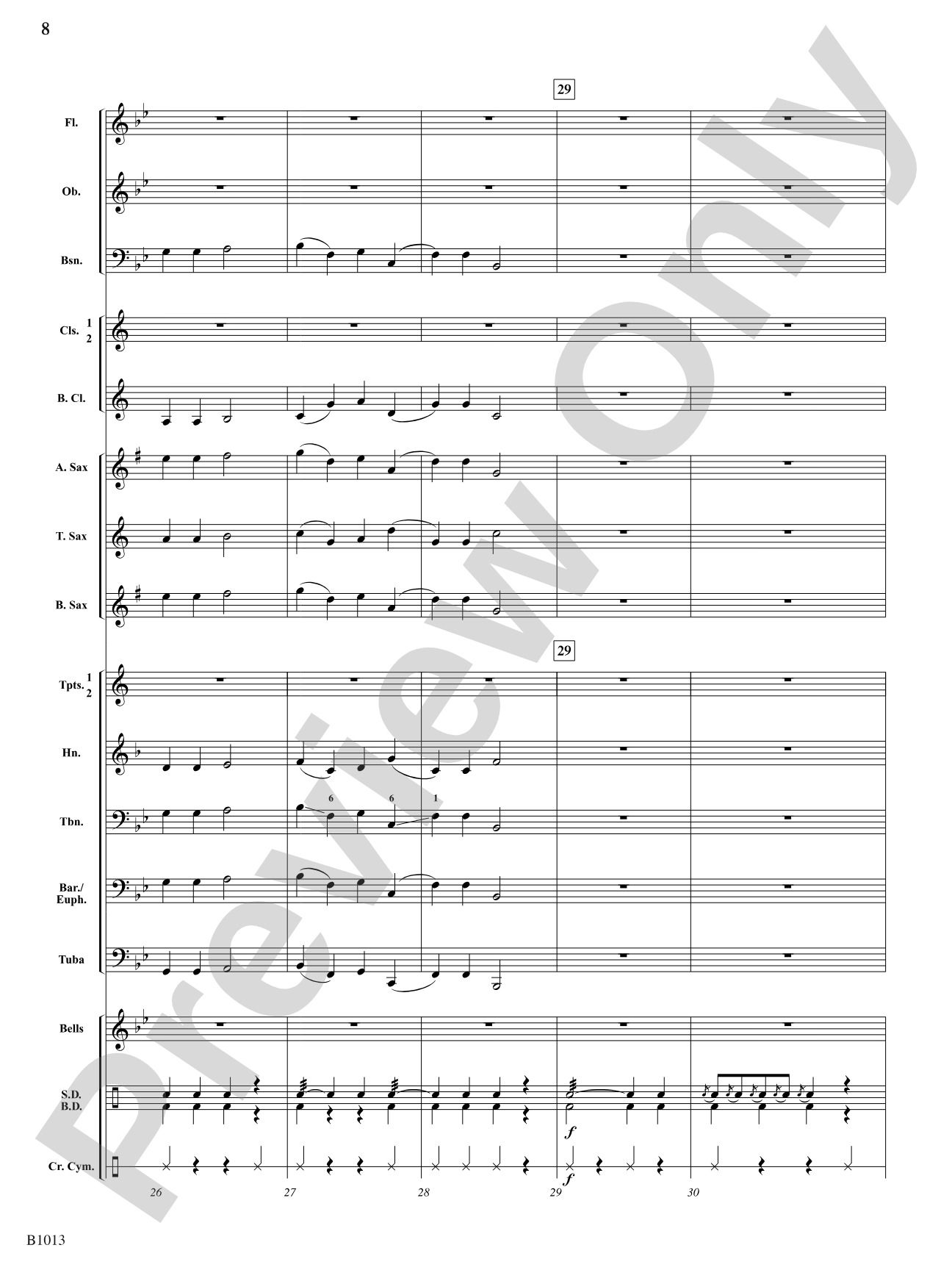Emerald Bay: Concert Band Conductor Score & Parts