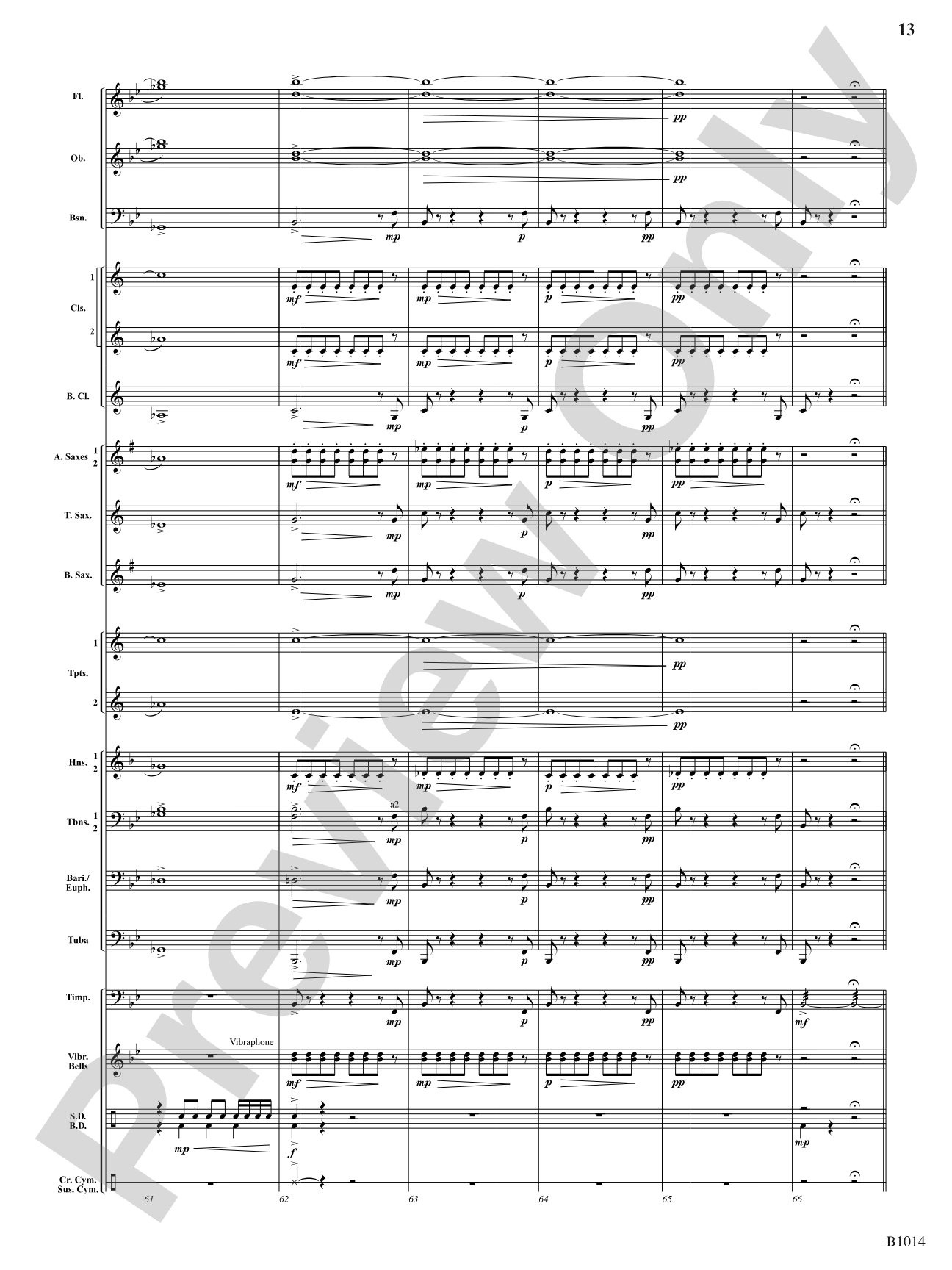 Adirondack Park: Concert Band Conductor Score & Parts