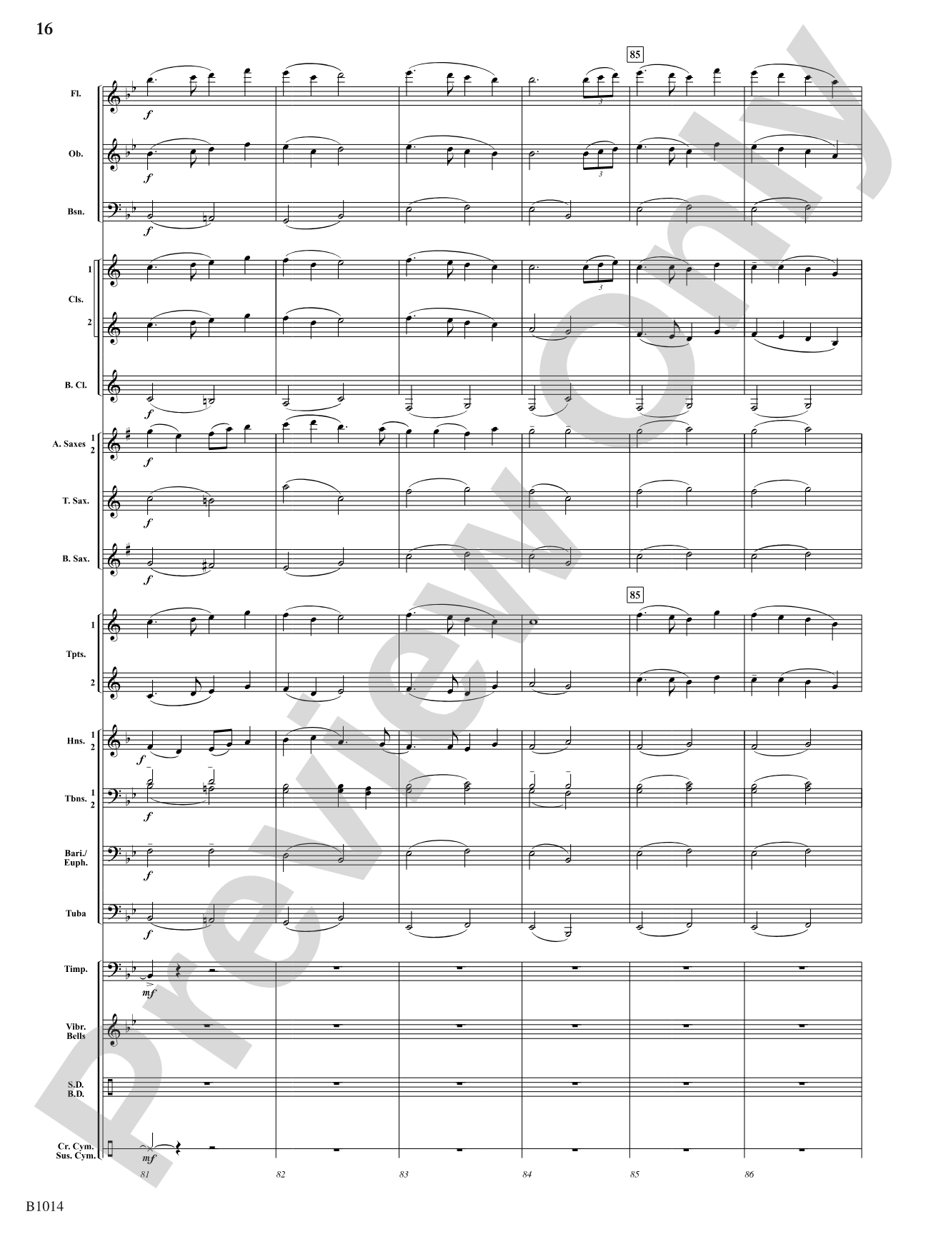 Adirondack Park: Concert Band Conductor Score & Parts