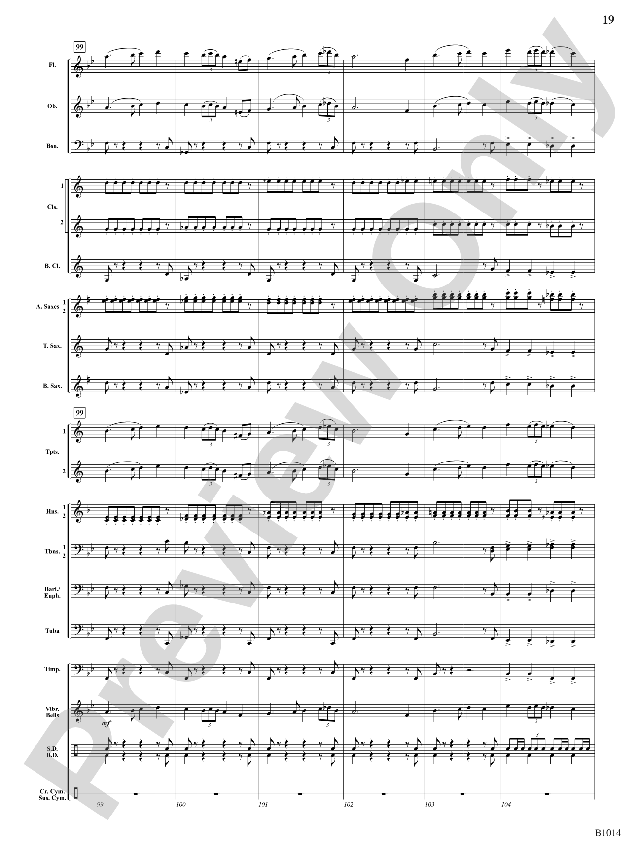Adirondack Park: Concert Band Conductor Score & Parts