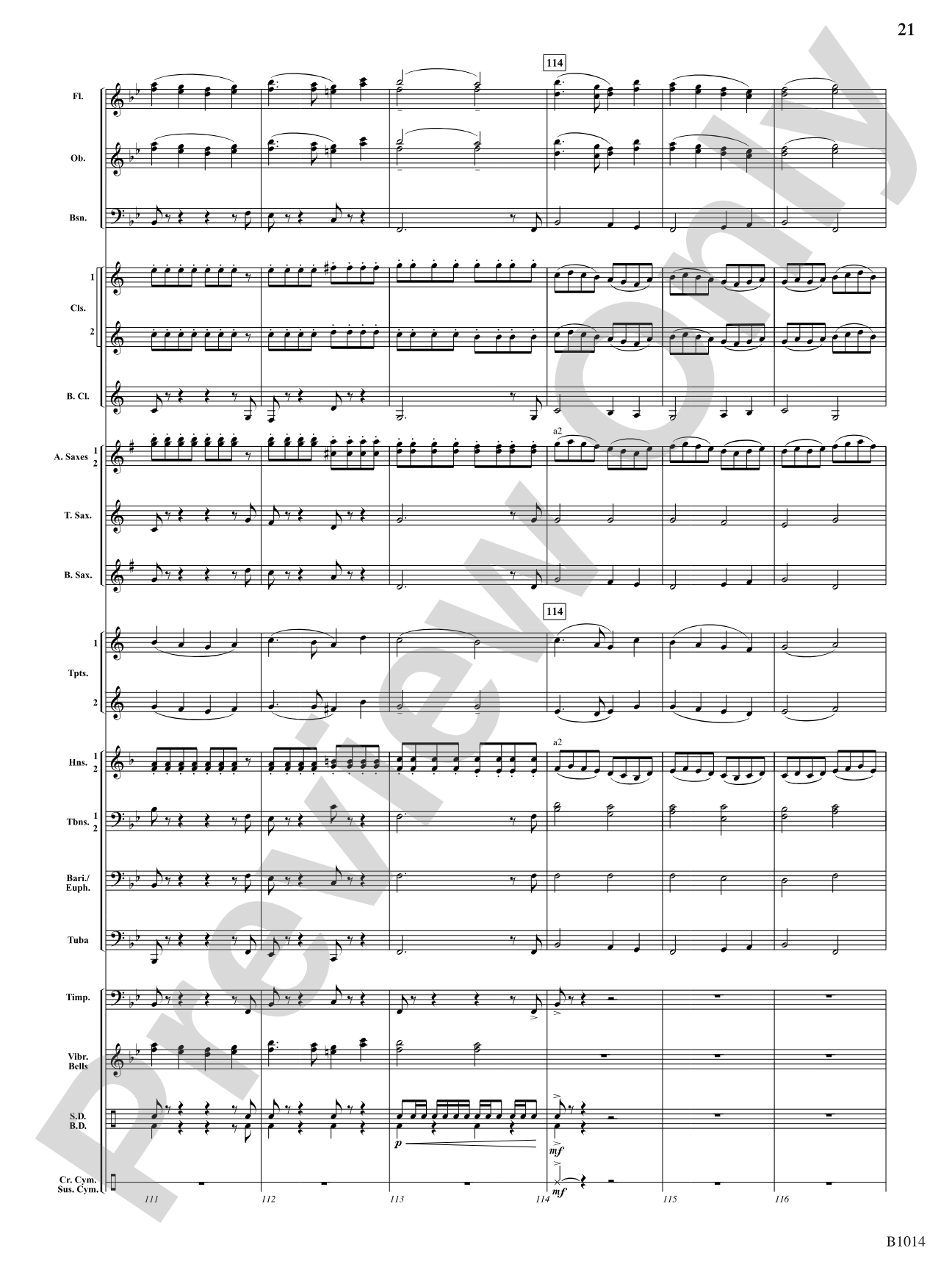 Adirondack Park: Concert Band Conductor Score & Parts