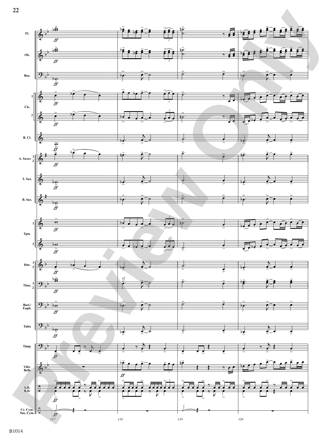 Adirondack Park: Concert Band Conductor Score & Parts