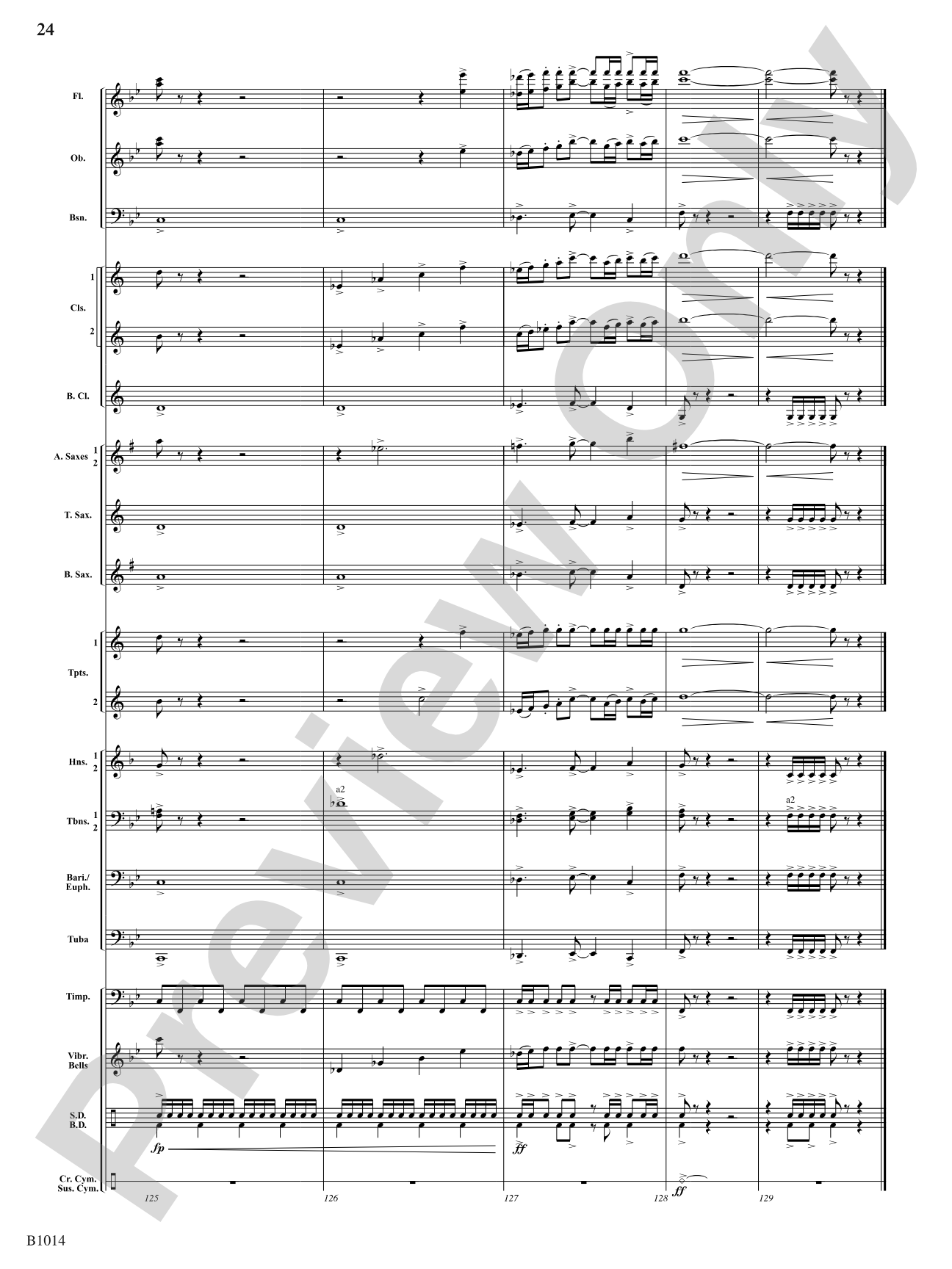 Adirondack Park: Concert Band Conductor Score & Parts