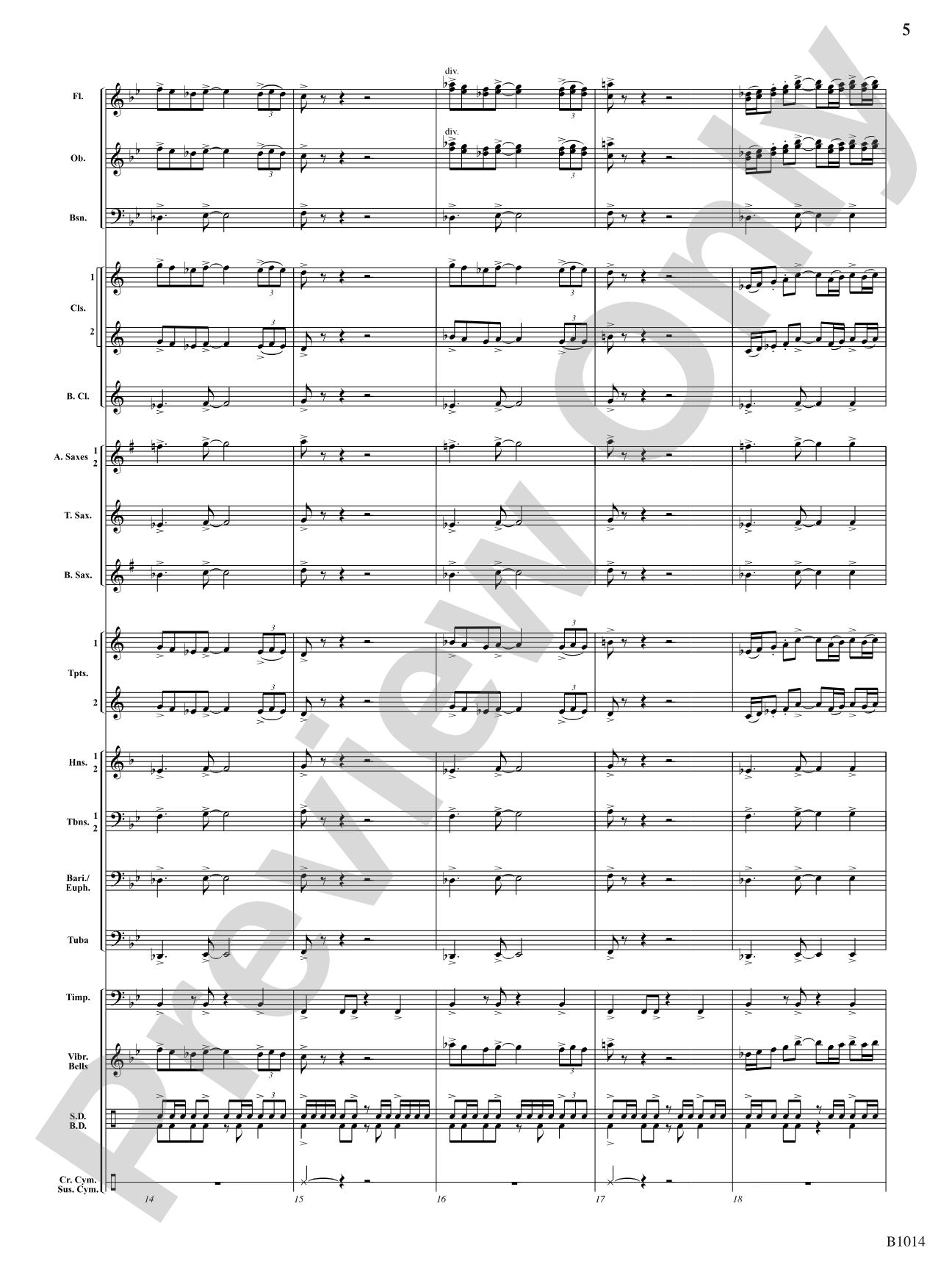 Adirondack Park: Concert Band Conductor Score & Parts