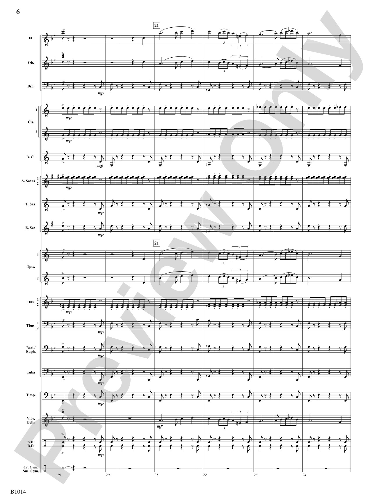 Adirondack Park: Concert Band Conductor Score & Parts