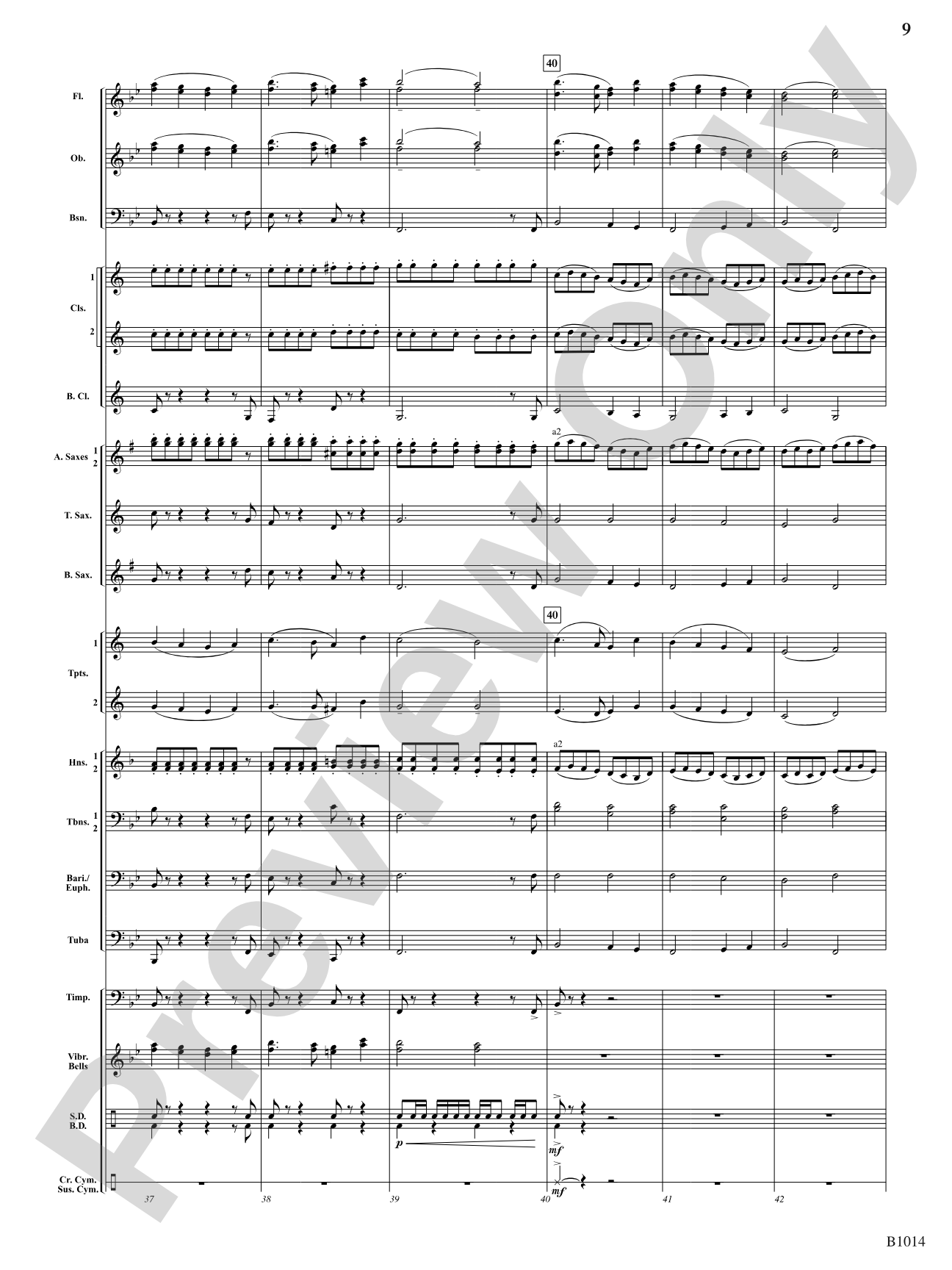Adirondack Park: Concert Band Conductor Score & Parts