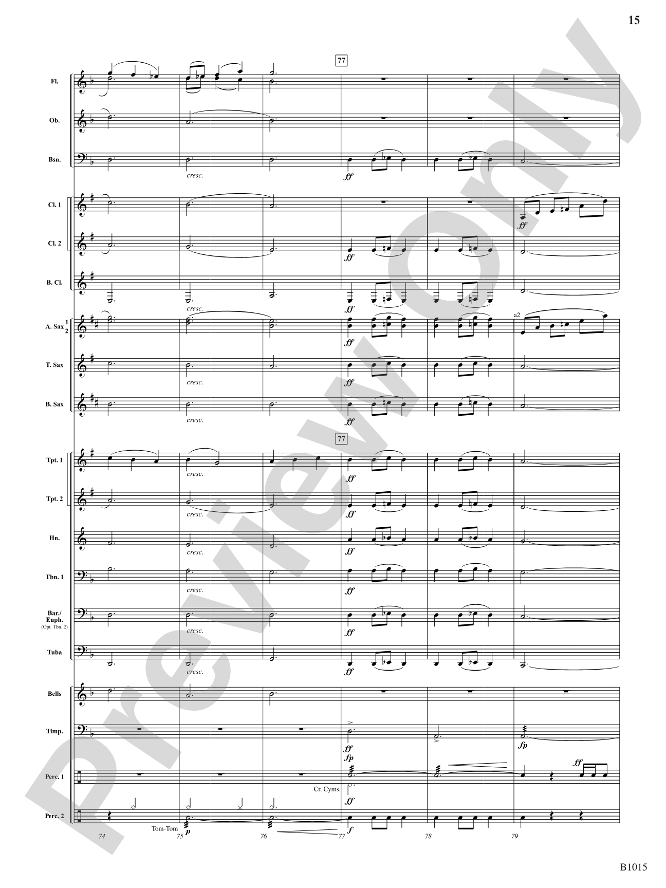 Phantom Ship: Concert Band Conductor Score & Parts