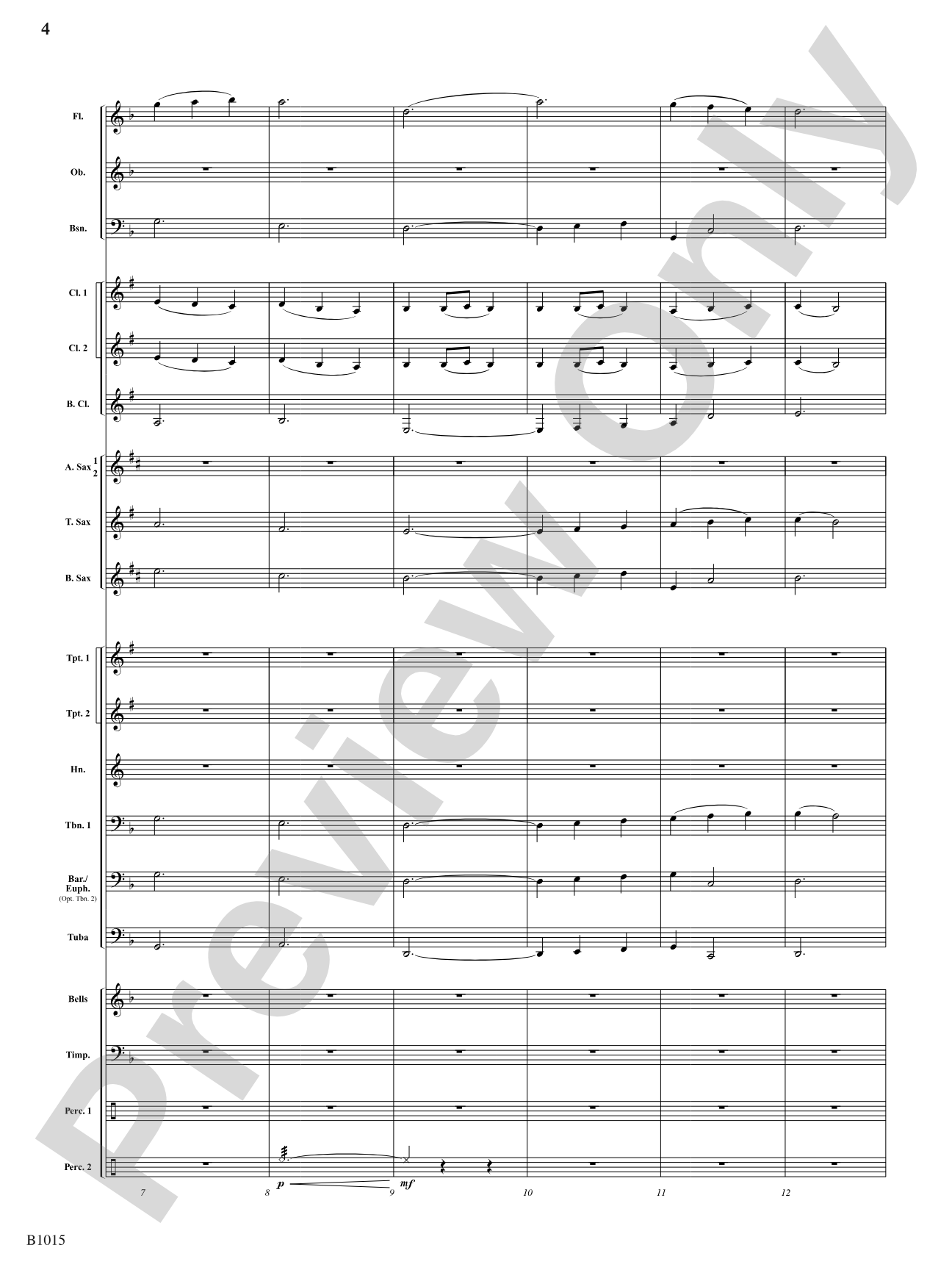 Phantom Ship: Concert Band Conductor Score & Parts