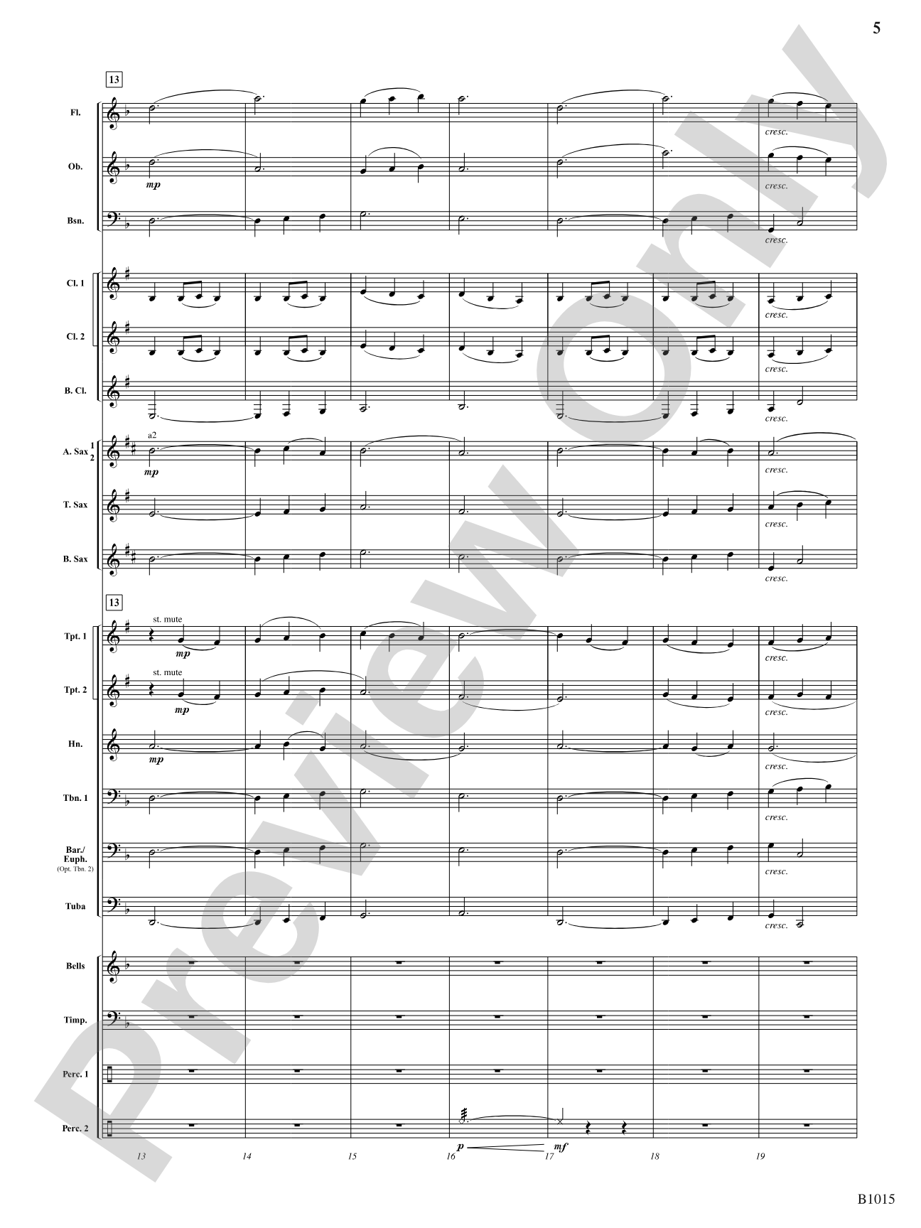 Phantom Ship: Concert Band Conductor Score & Parts