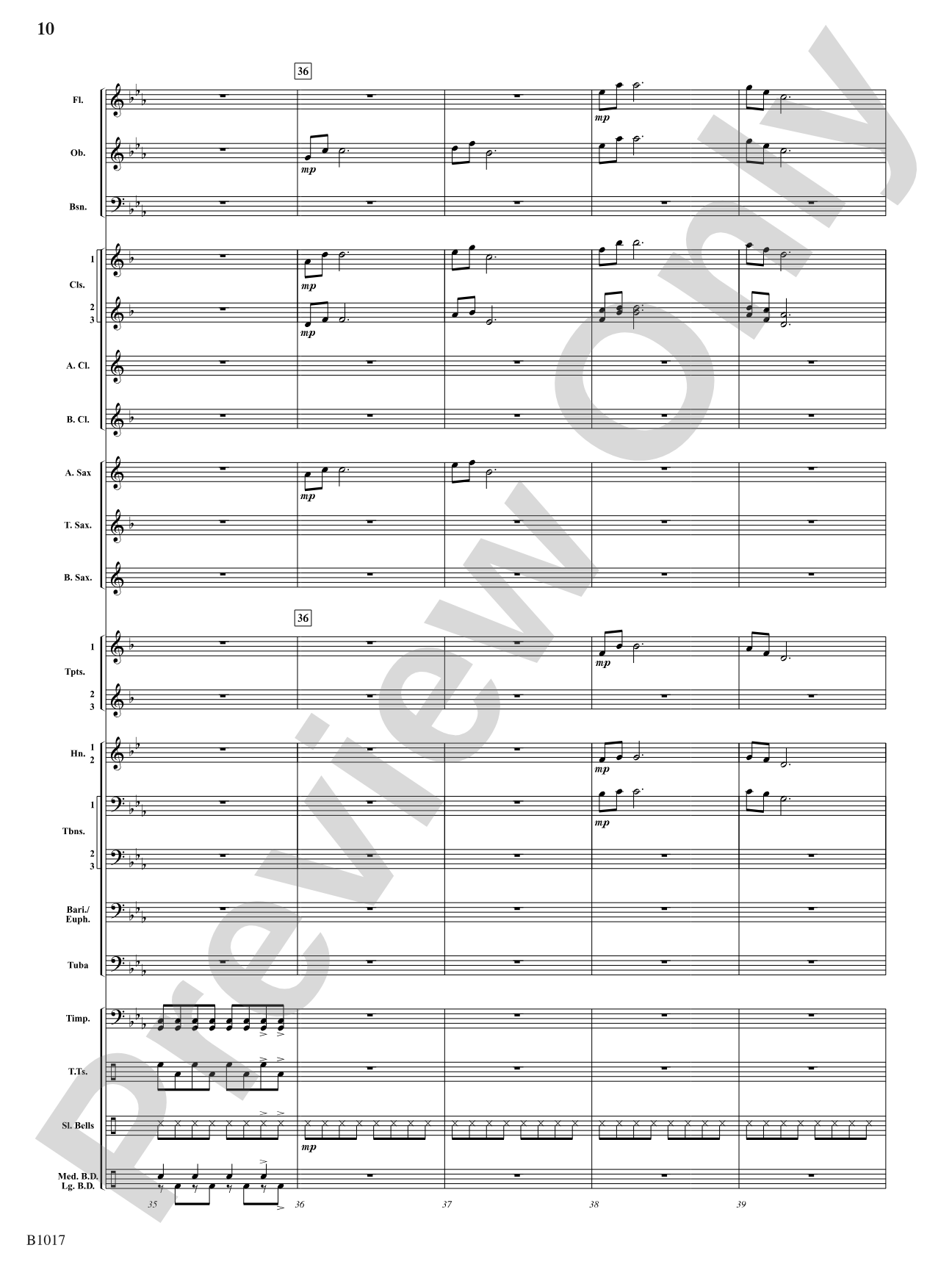 Warrior's Dance: Concert Band Conductor Score & Parts