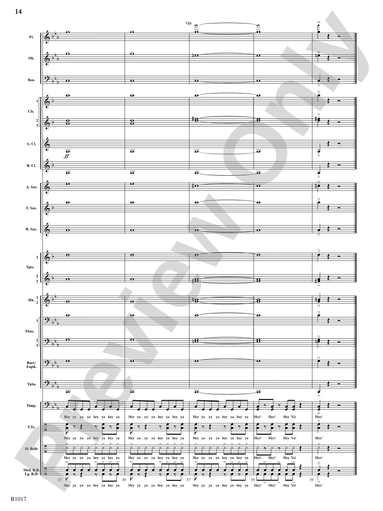 Warrior's Dance: Concert Band Conductor Score & Parts
